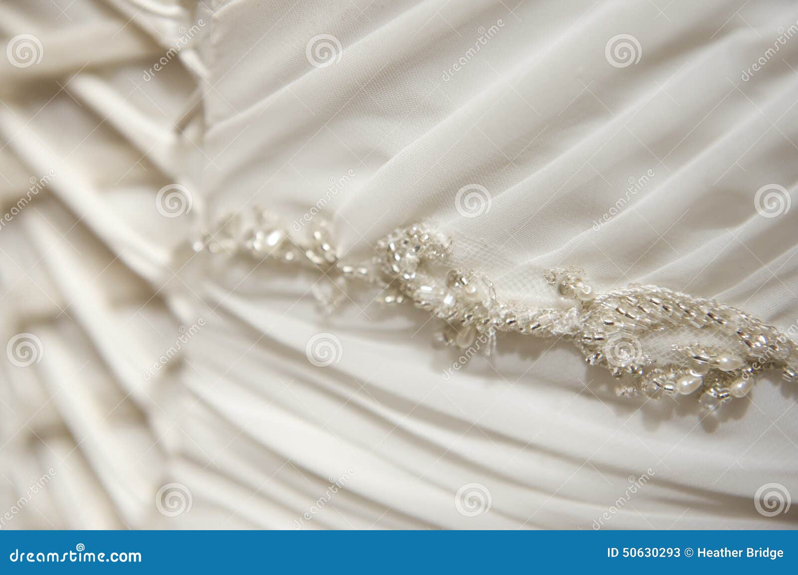 Bridal Dress Material & Hand Embroidered Fabric For Wedding Dresses