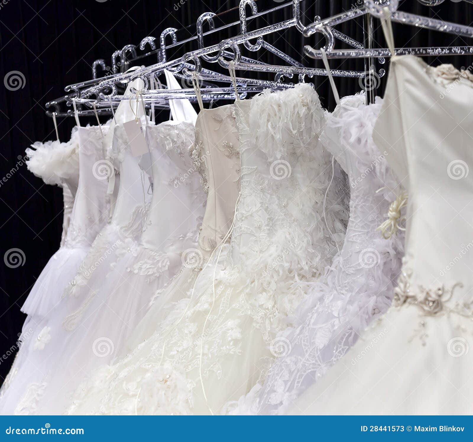 Wedding dresses stock image. Image of jewelry, gown, background 28441573