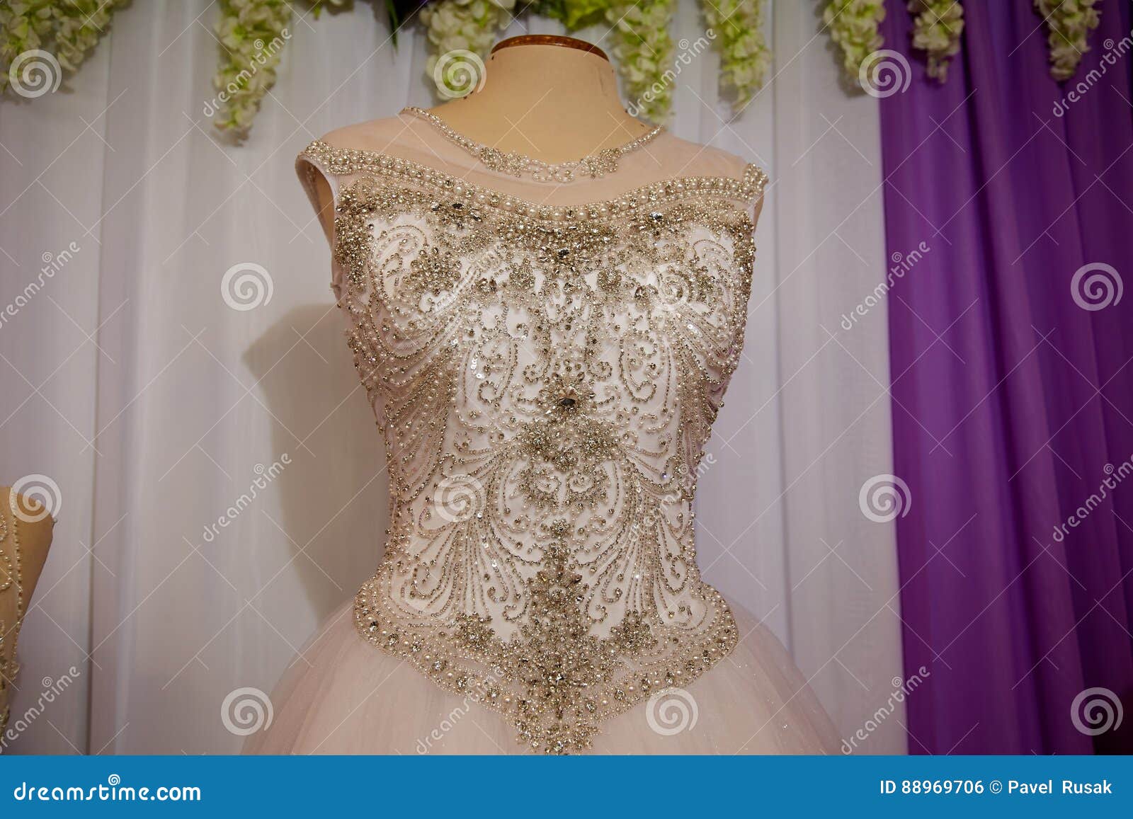 Wedding Dresses on Hangers
