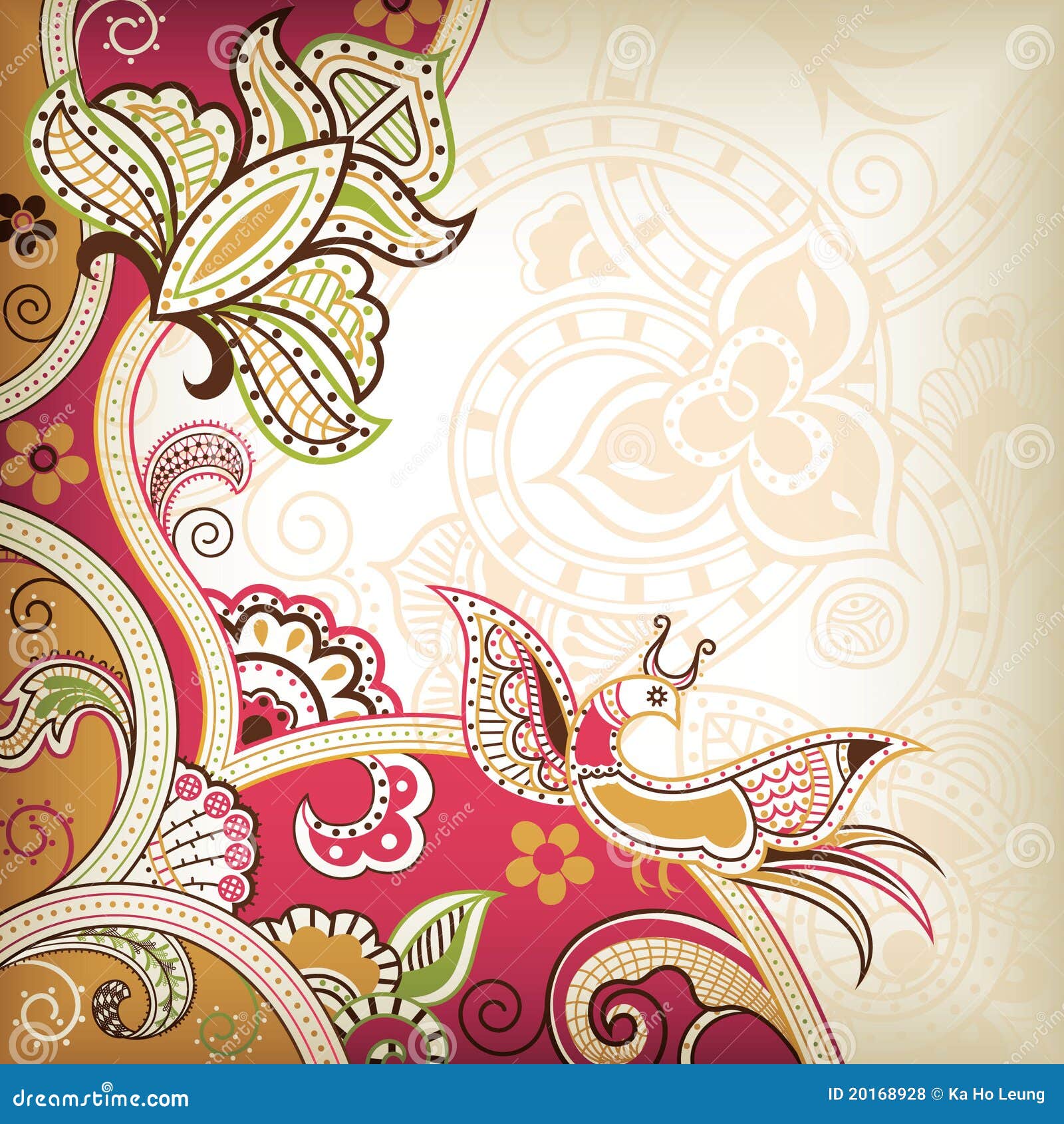 Wedding Floral stock illustration. Illustration of scroll - 20168928