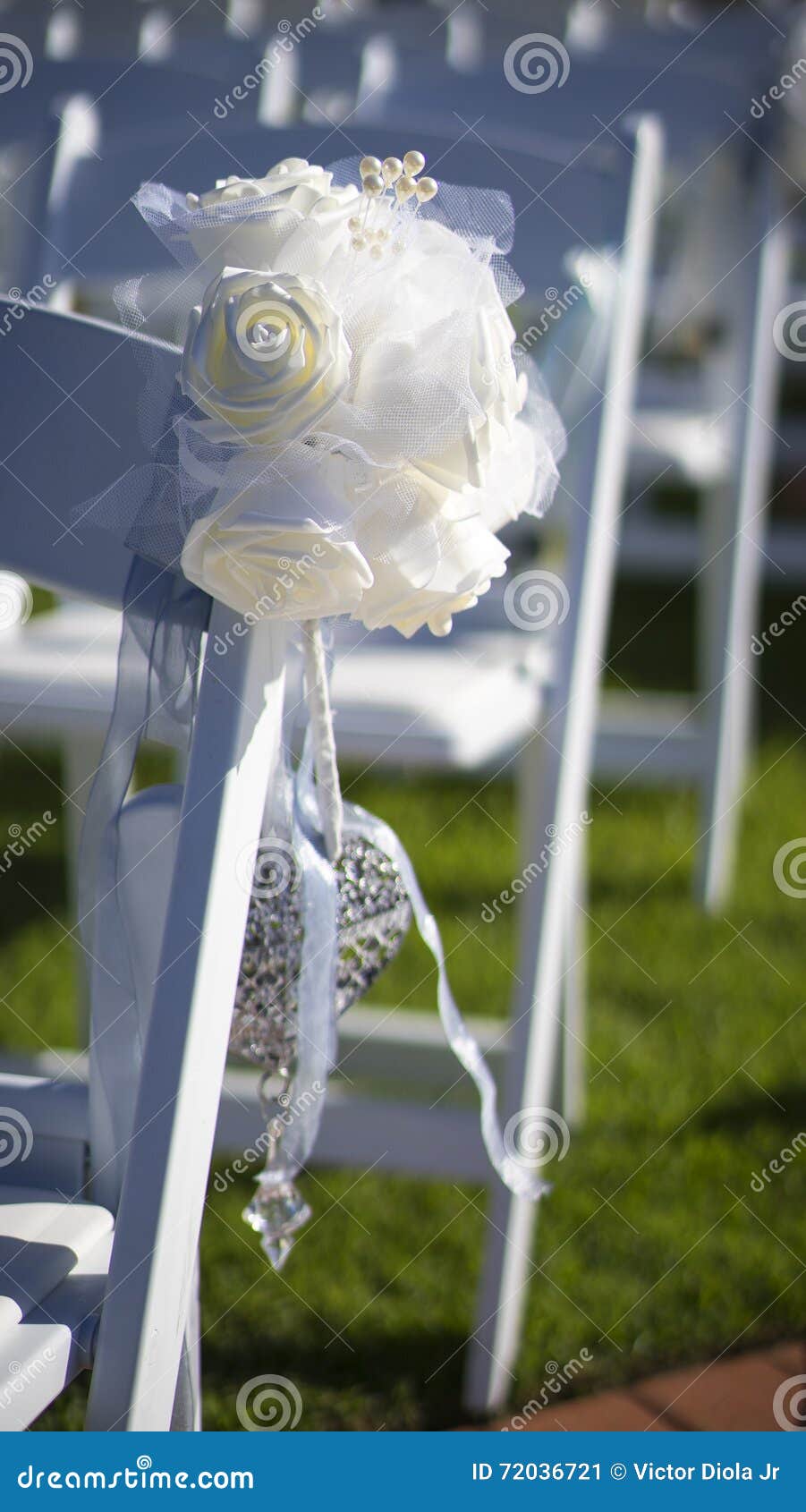 Wedding flowers on seat stock image. Image of bunch, happiness 72036721