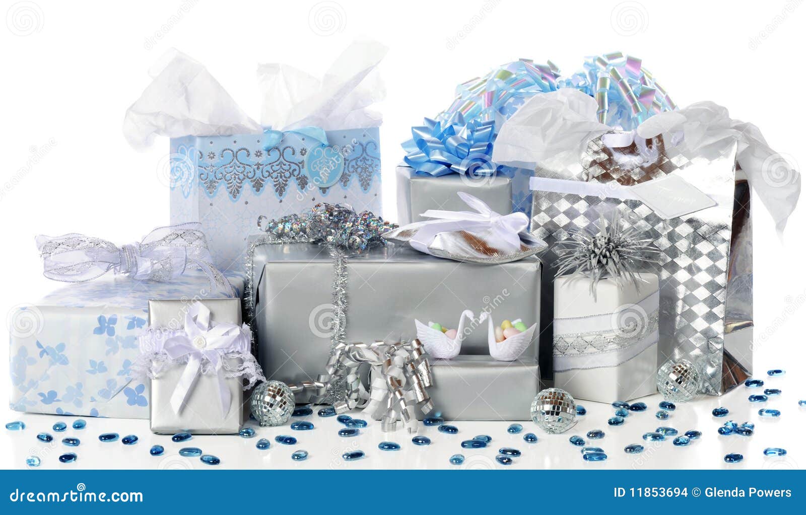 Wedding Gifts Galore stock photo. Image of anniversary 11853694