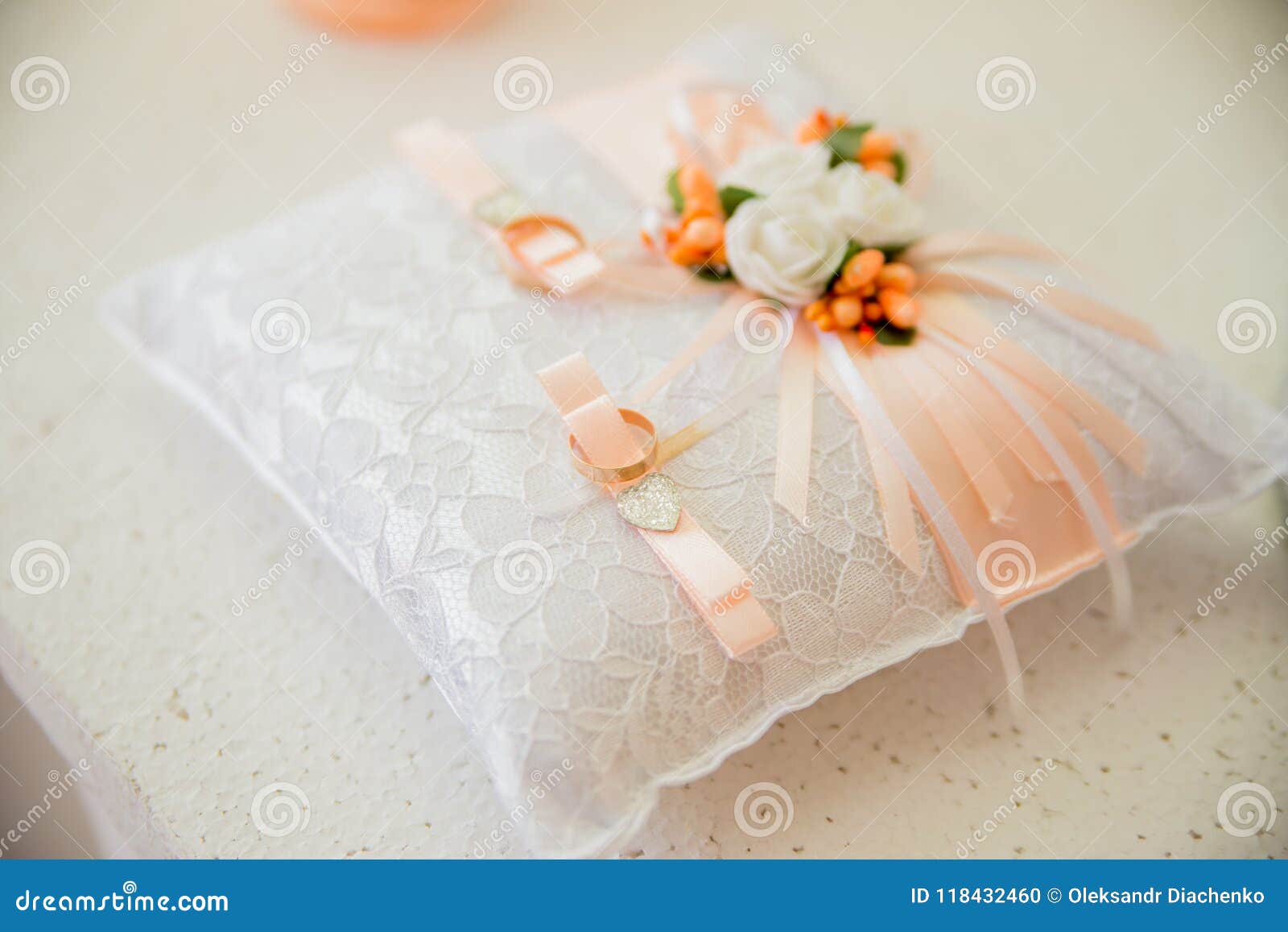 Wedding Gold Rings on the Cushion Light Stock Photo Image of groom