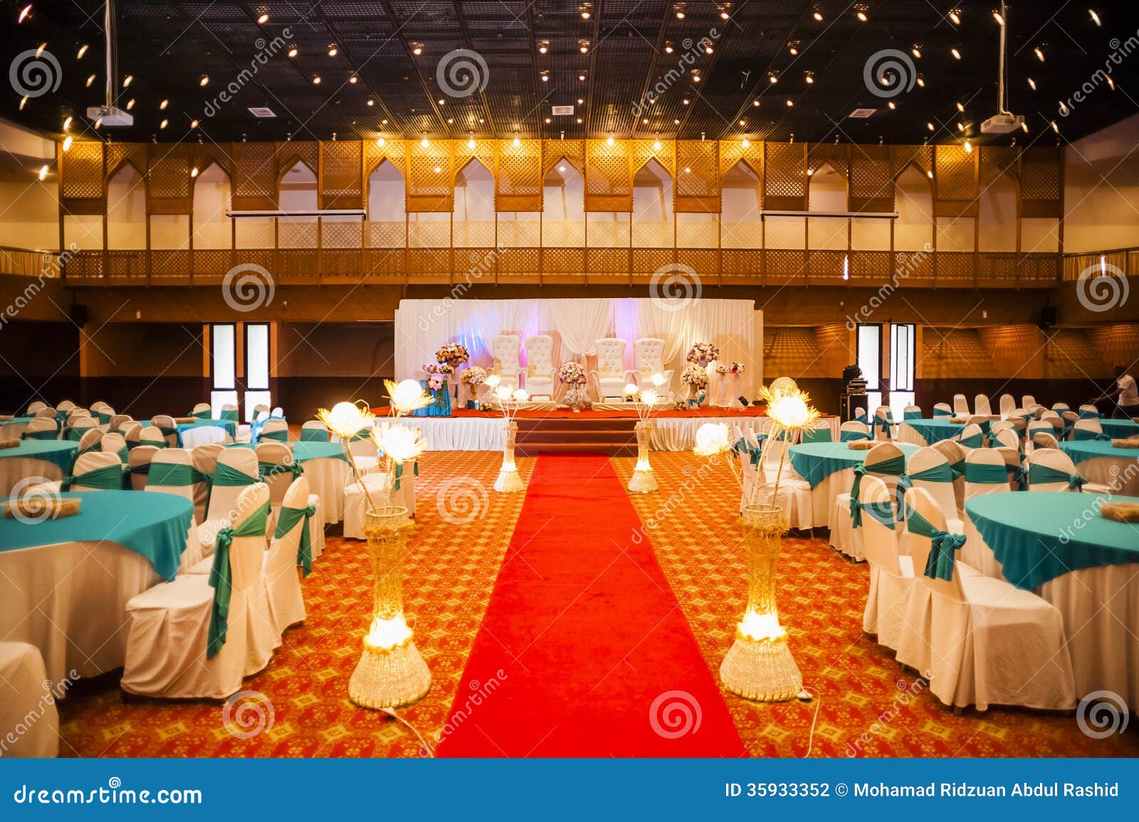  Wedding  hall  decoration  stock photo Image of wedding  