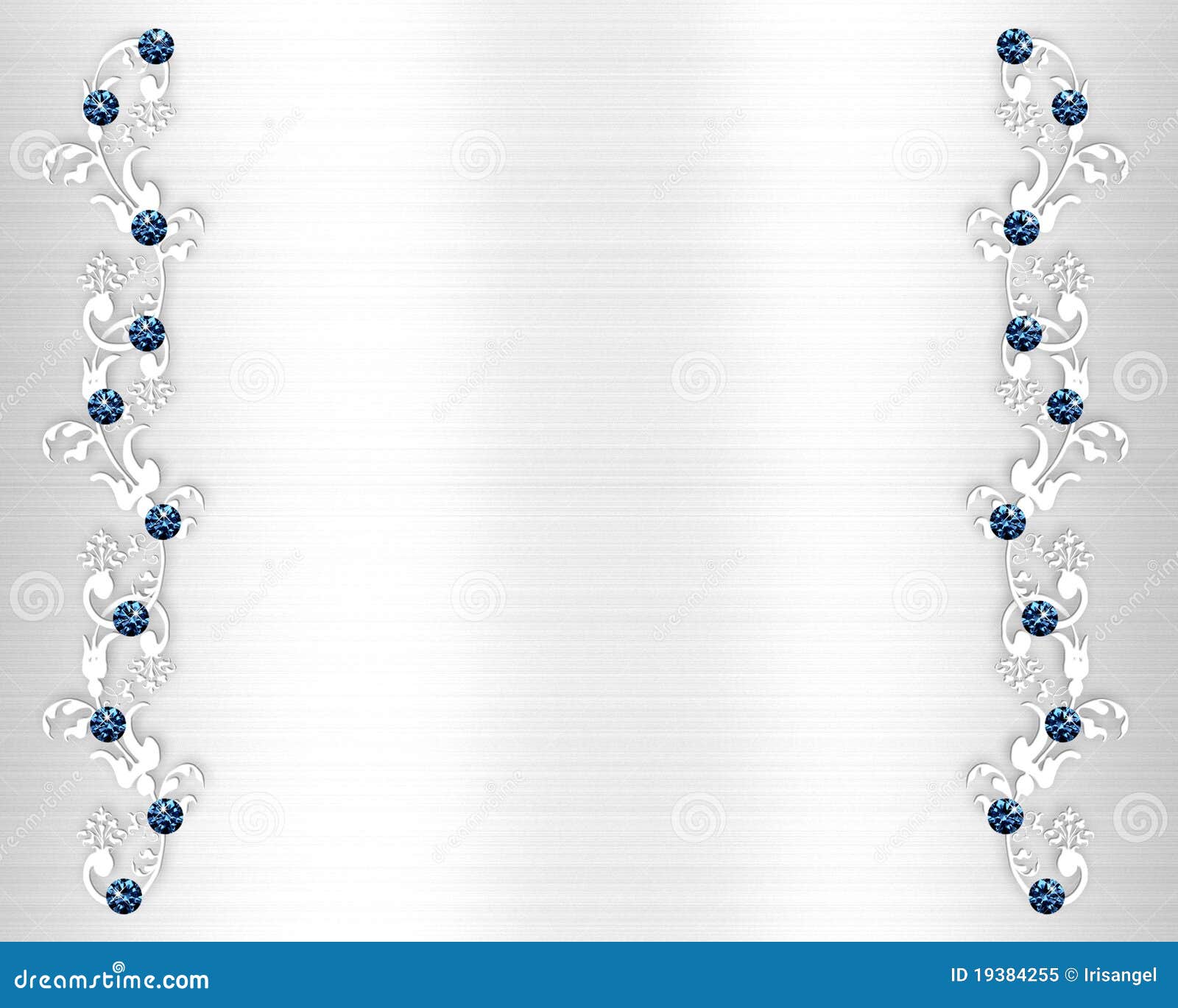 Light Blue Background For Wedding Invitation