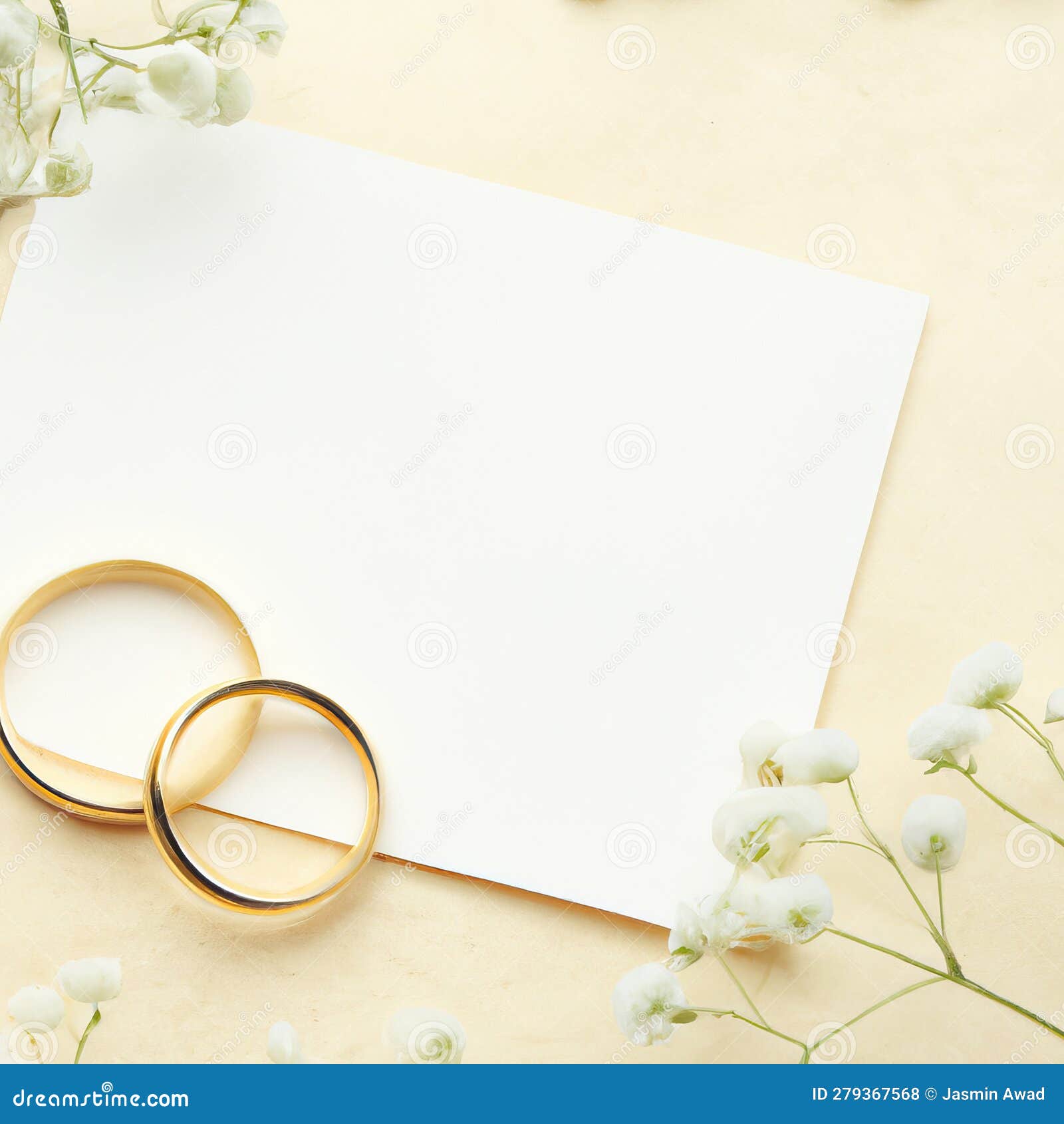 Vintage wedding card rings golden hi-res stock photography and images -  Page 3 - Alamy