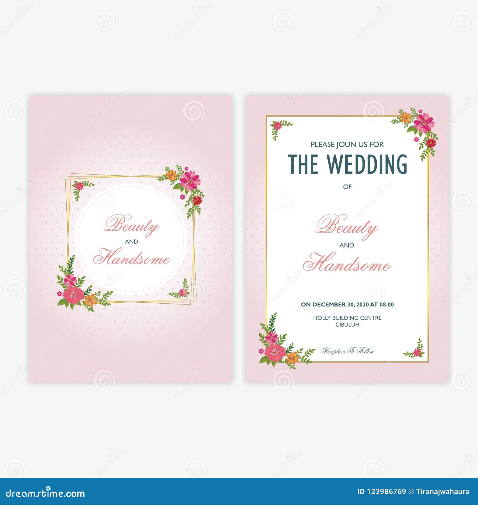 Islamic Wedding Invitation Creative Photoshop Templates Creative Market