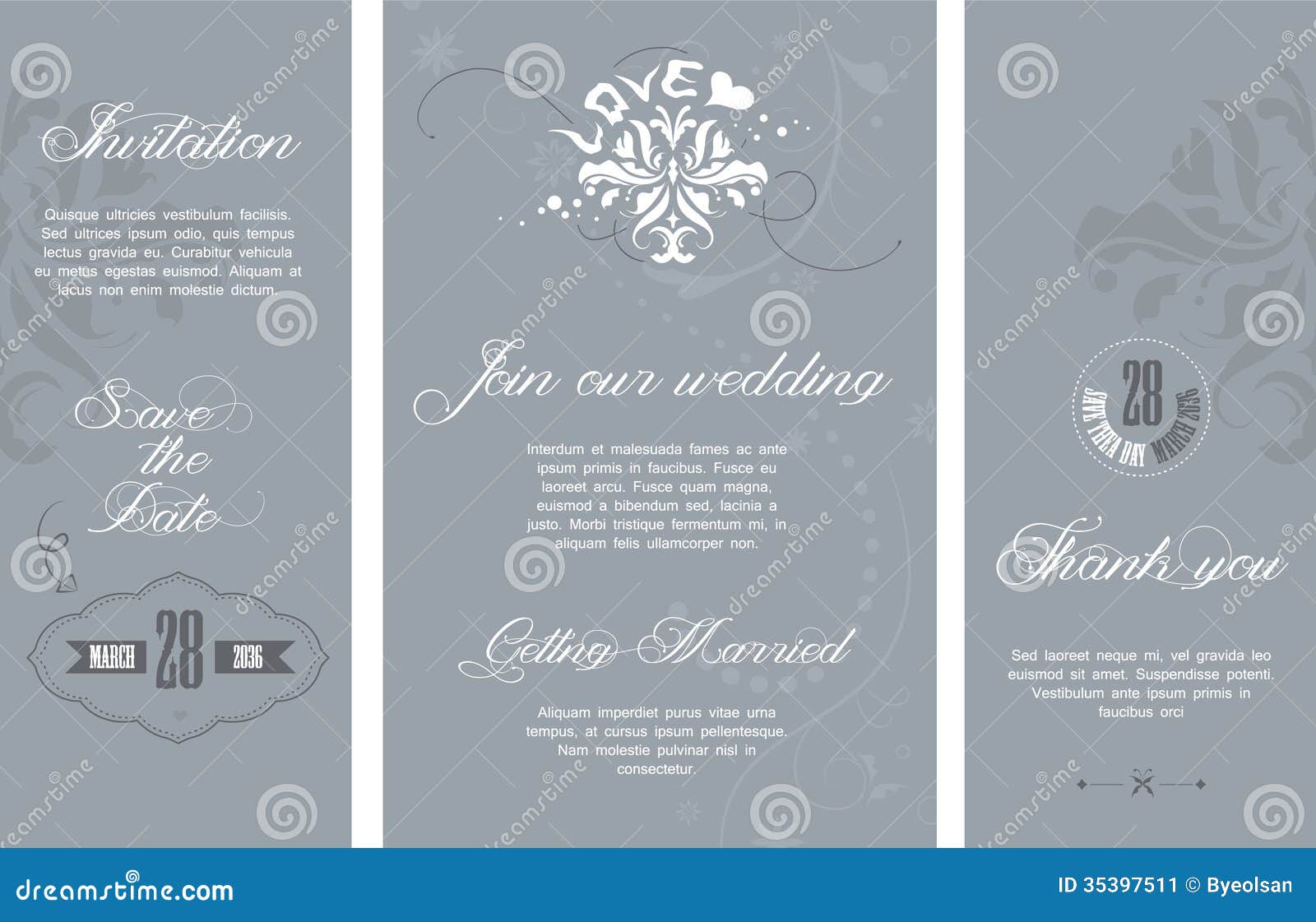 Wedding Invitation Stock Image - Image: 35397511