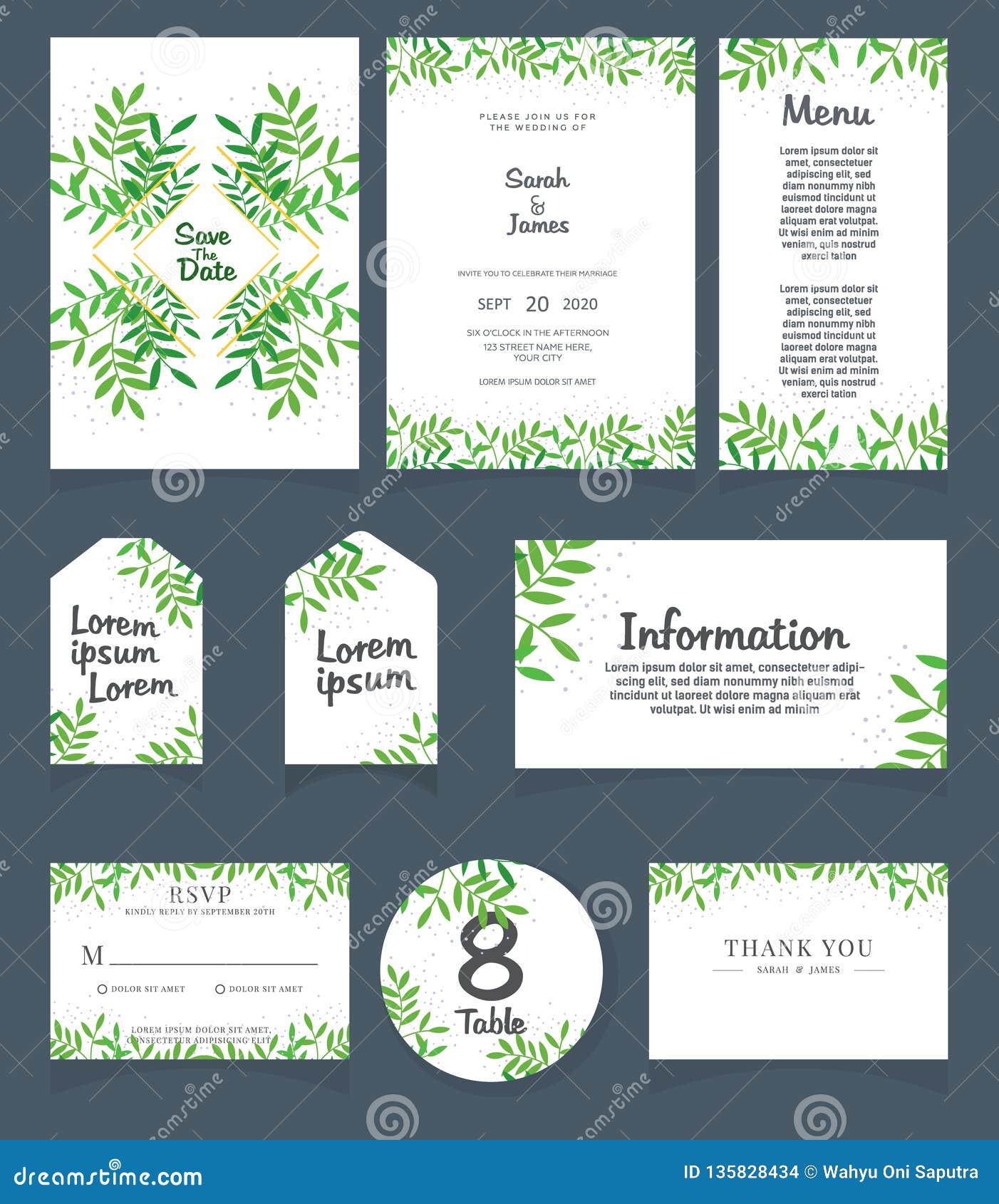 Wedding Invitation Card Template. Wedding Invitation, Thank You Within Table Reservation Card Template