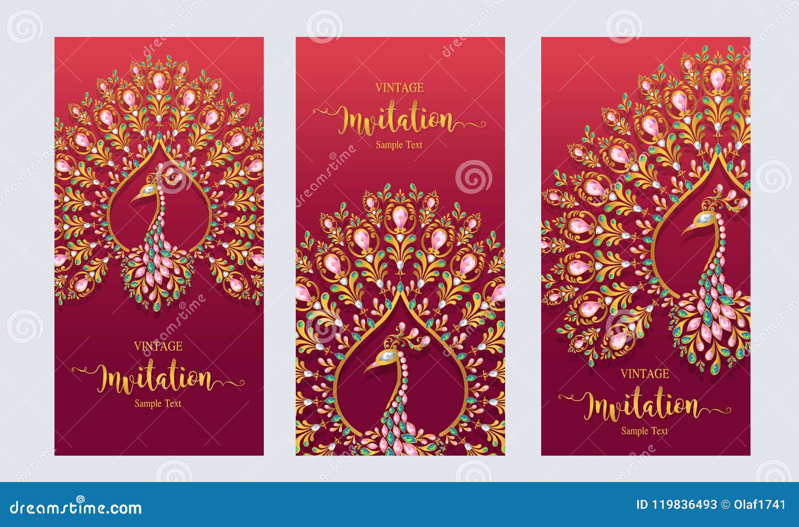 Wedding Invitation Card Templates . Stock Vector - Illustration of Throughout Indian Wedding Cards Design Templates