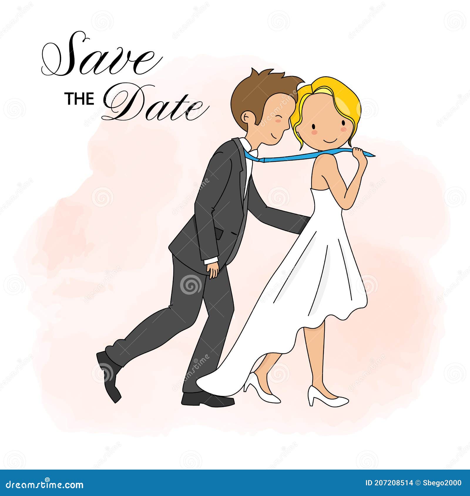Wedding Invitation Card. Wedding Couple in Funny Pose Stock Vector - Illustration of women, isolated: 207208514 Wedding Invitation Card. Wedding Couple in Funny Pose Stock Vector - Illustration of women, isolated: 207208514