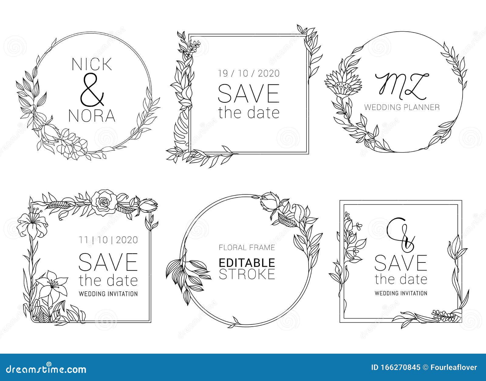 wedding invitation floral wreath minimal .