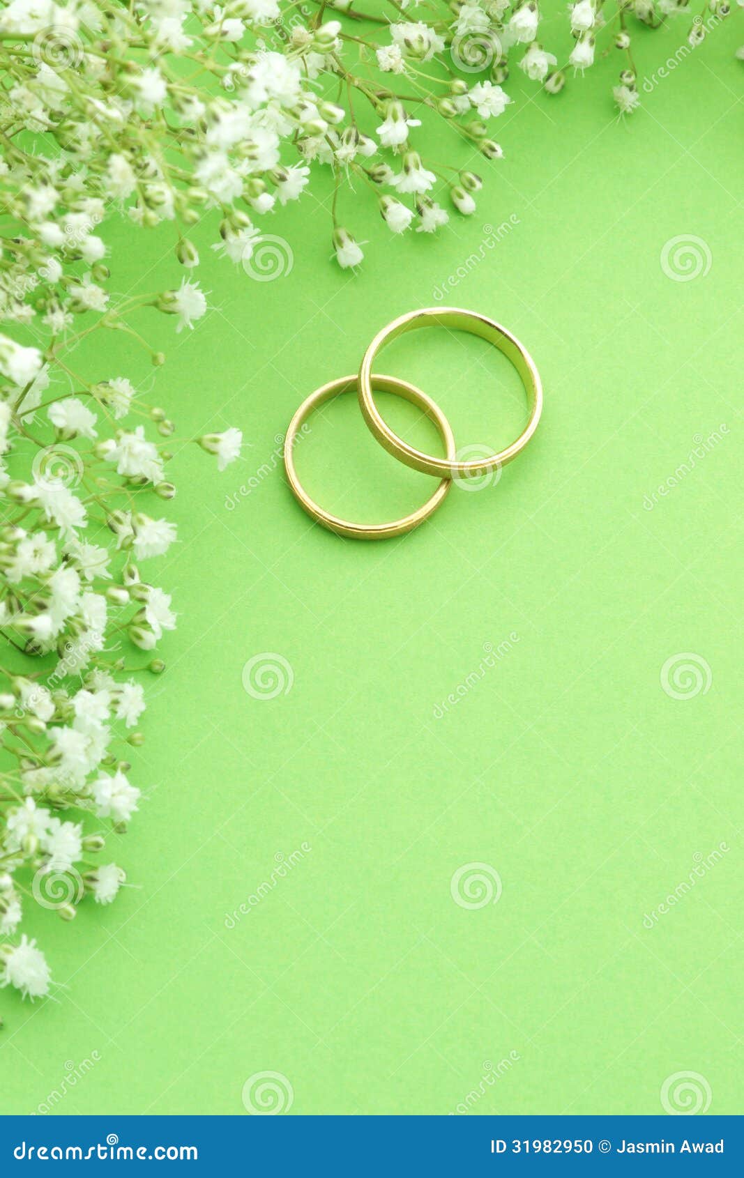 Wedding invitation stock photo. Image of jewelry, green - 31982950