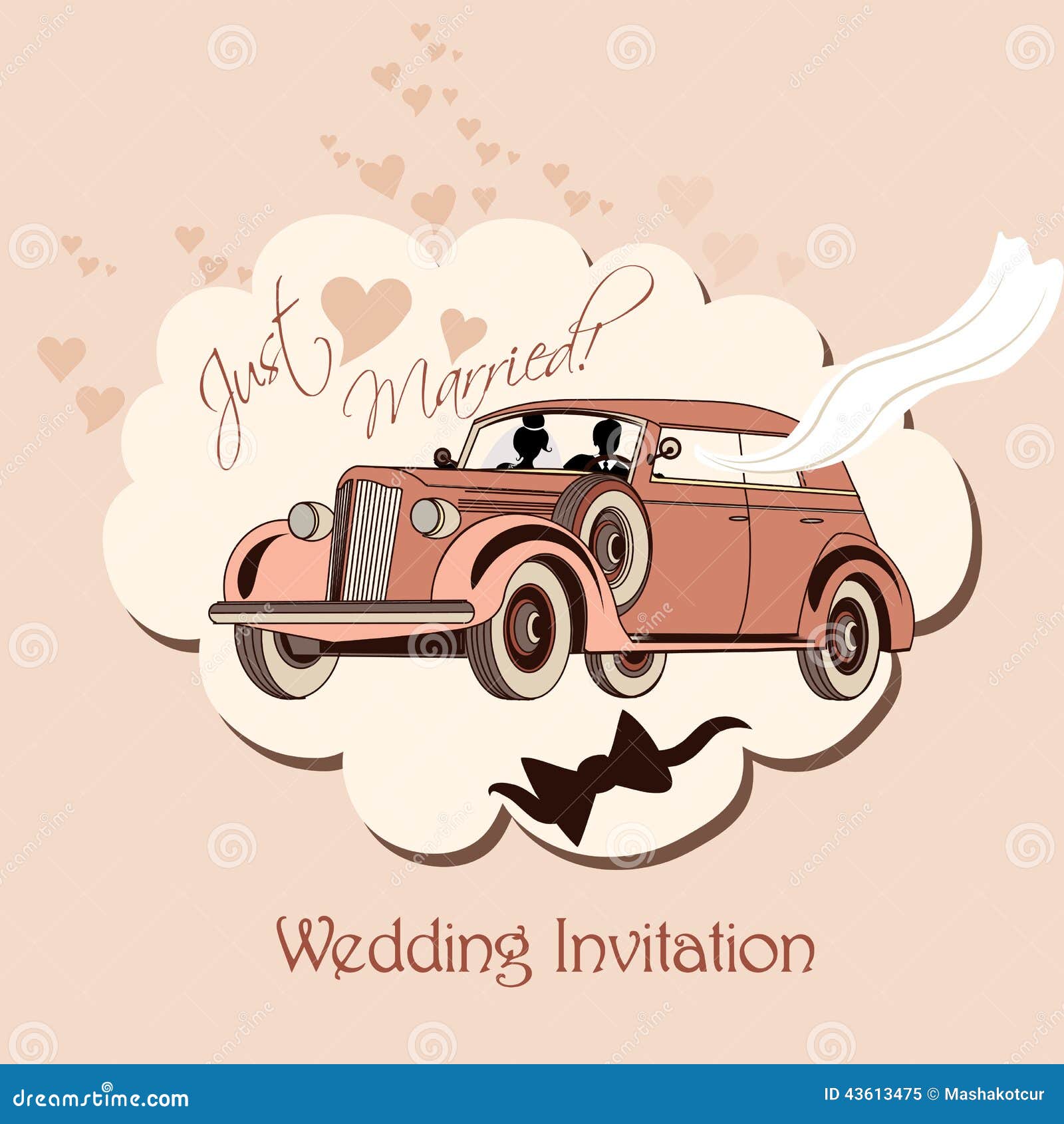 NEW 1 Double Card Car Honeymoon Woman Man 1159 Wedding