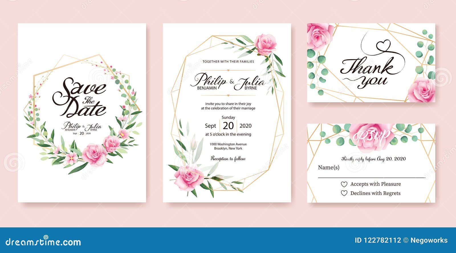 Wedding Invitation, Save the Date, Thank You, Rsvp Card Design Intended For Free Printable Wedding Rsvp Card Templates