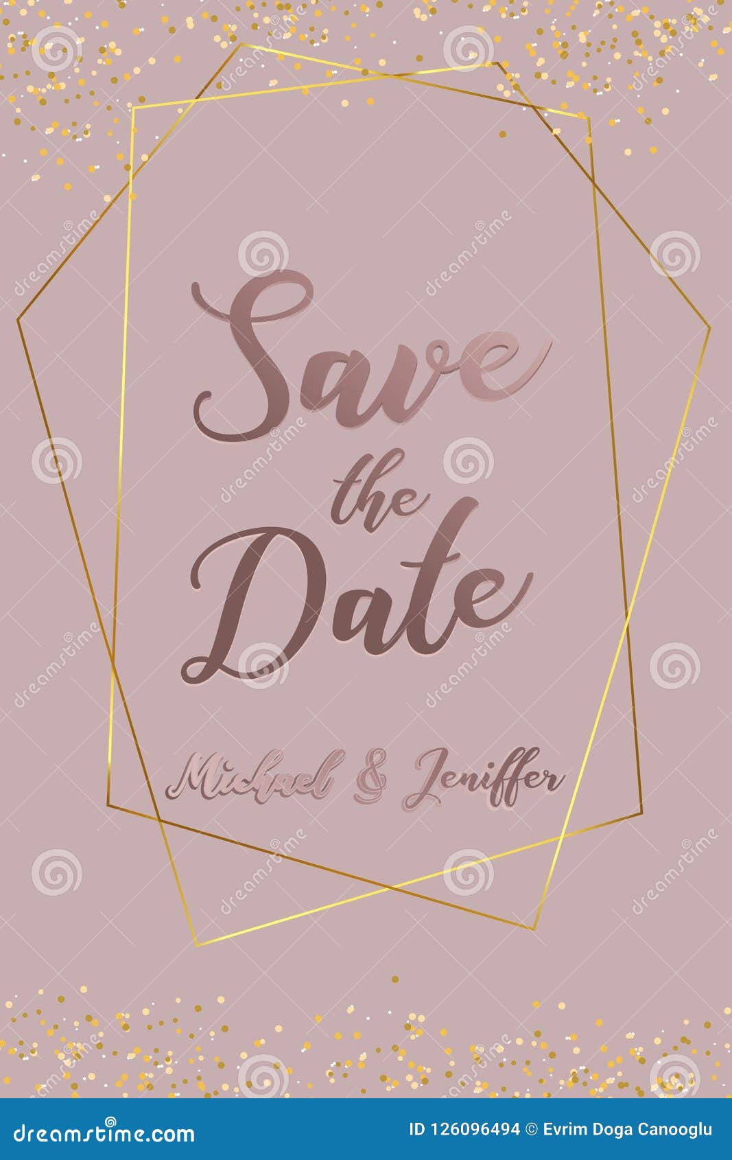 Wedding Invitation, Thank You Card, Save the Date Card. Wedding Invitation,  Baby Shower, Menu, Flyer, Banner Template with Calligr Stock Illustration -  Illustration of decorative, baby: 126096494