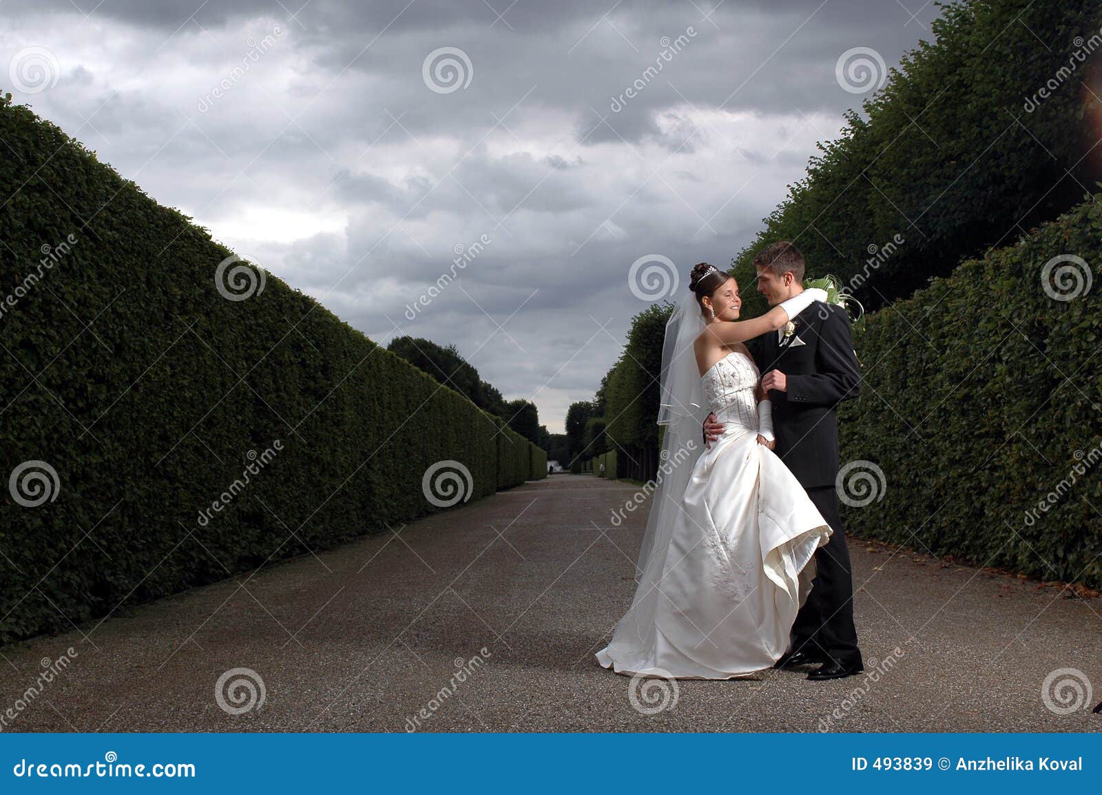 Wedding Marred In The Dramatic Inviroment Royalty Free ...