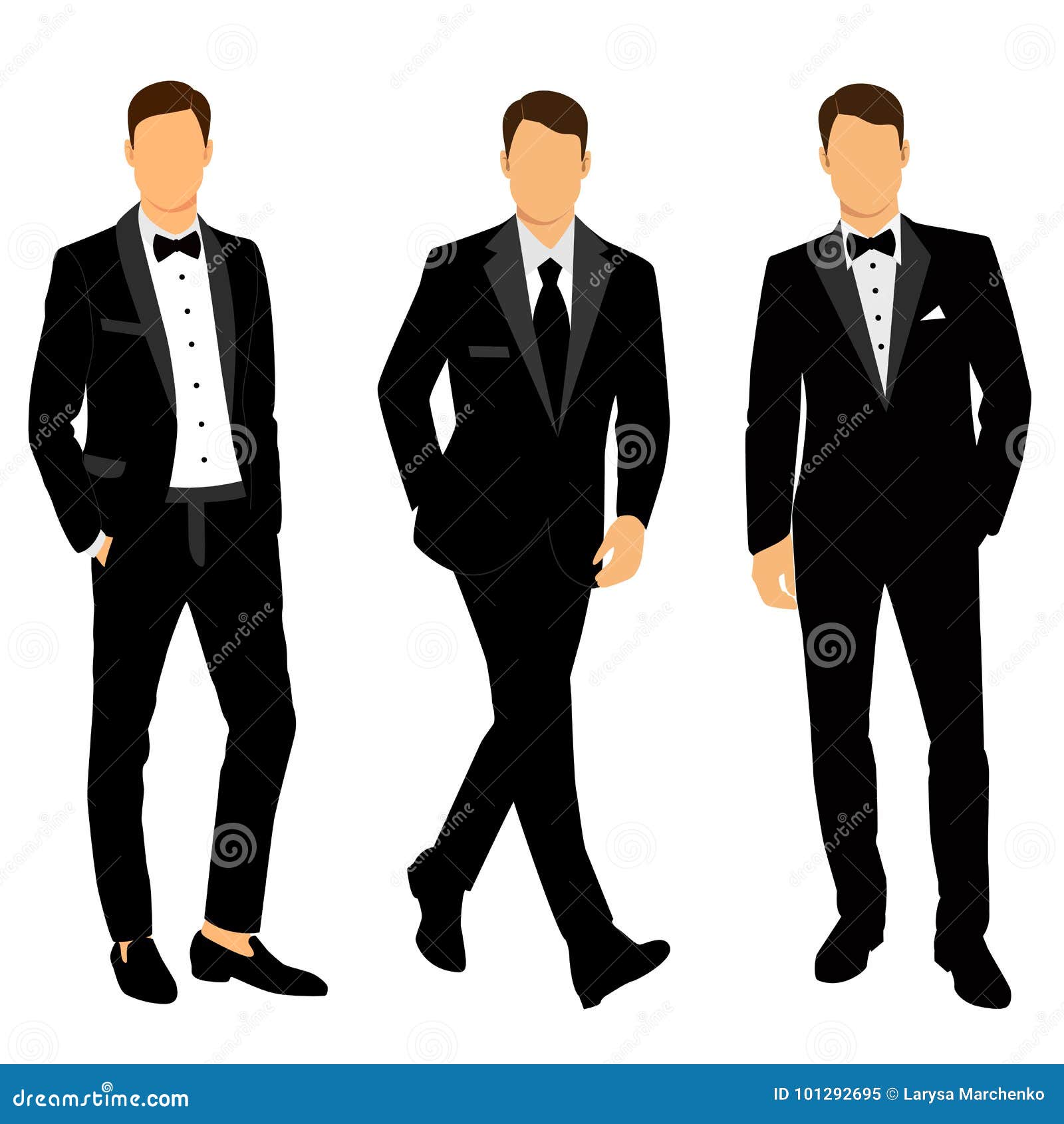 Wedding Men`s Suit and Tuxedo. Stock Vector - Illustration of jacket ...