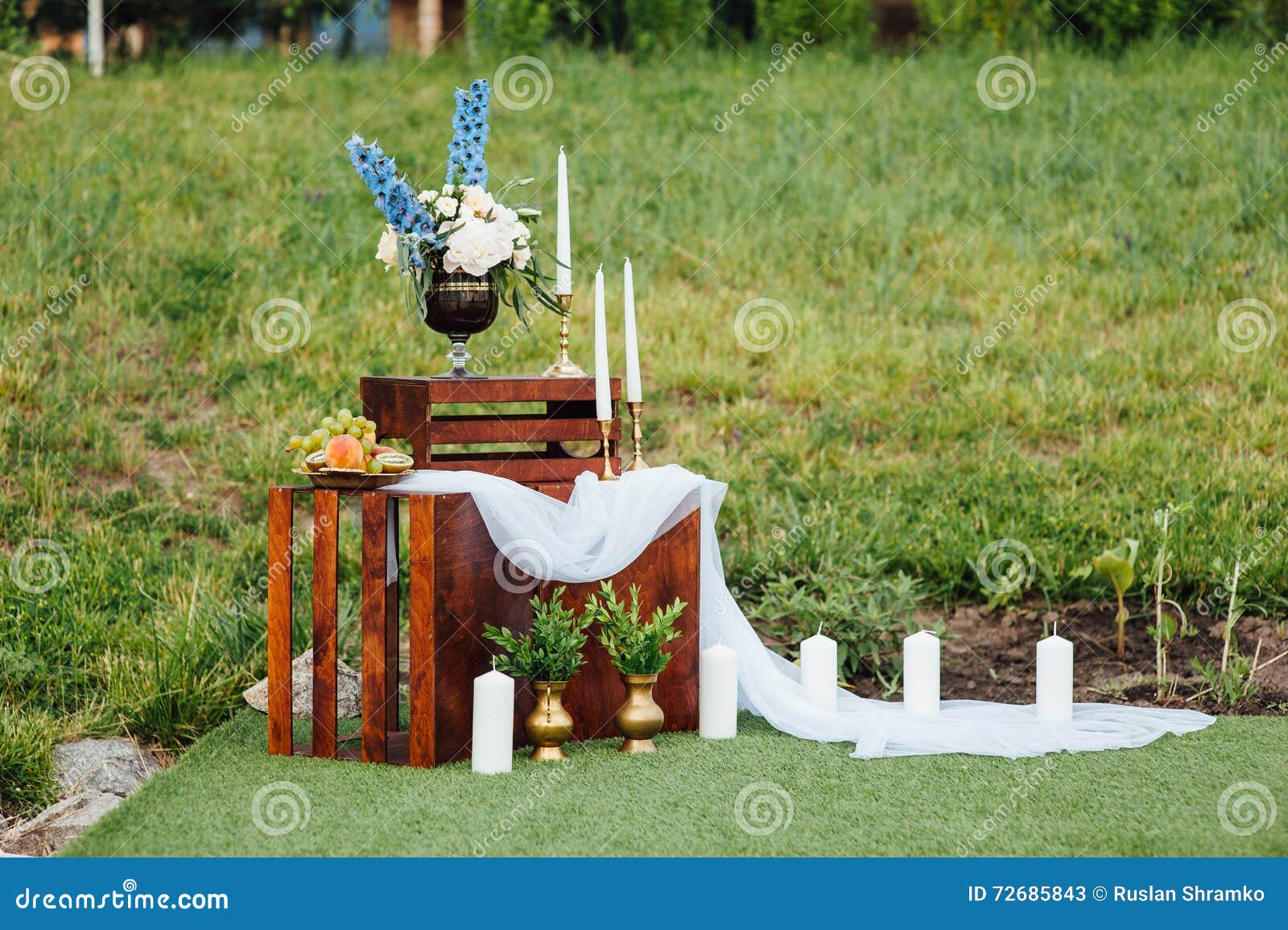Wedding Photo Zone. Decoration. Stock Image Image of light, colorful