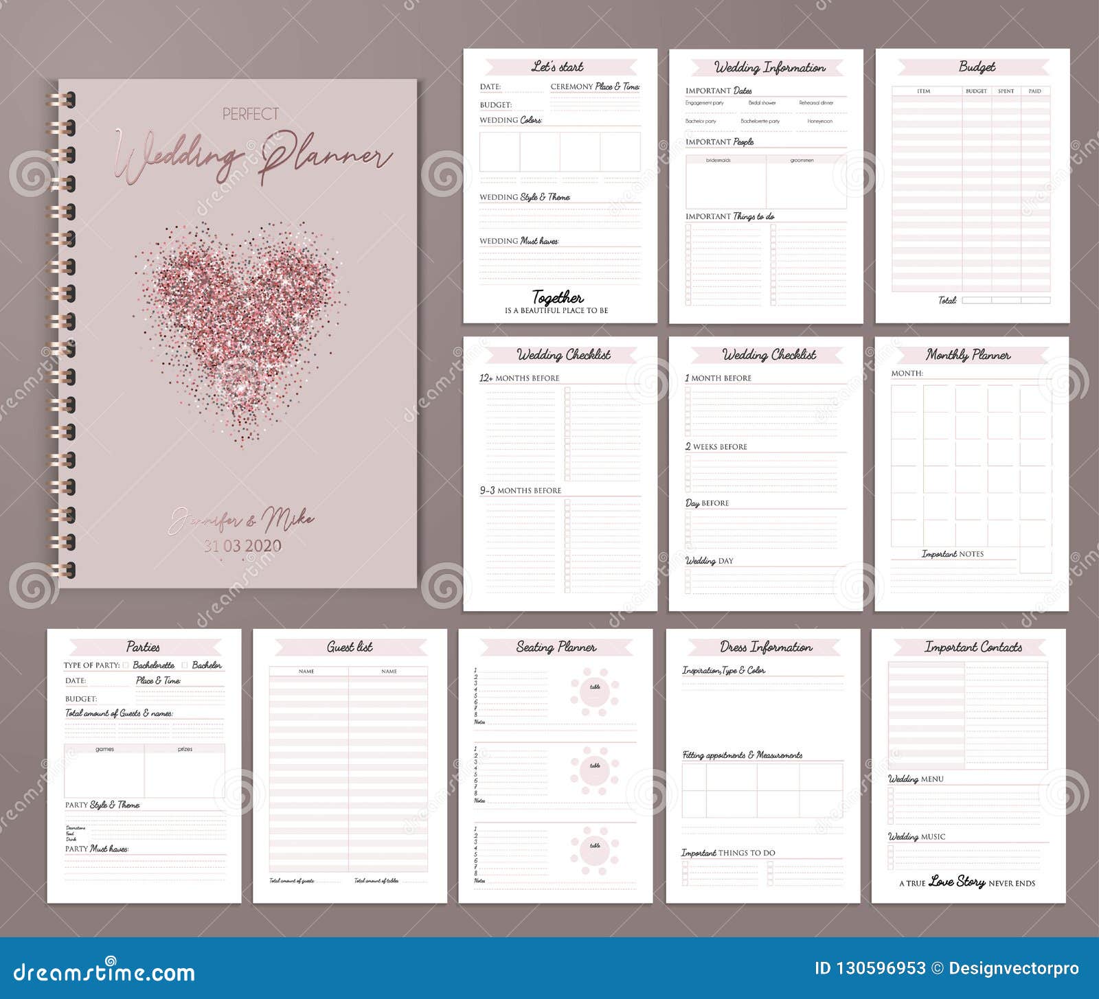 Free Printable Wedding Planner