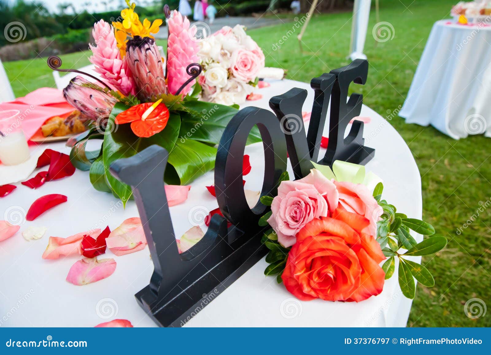 Wedding Reception Area stock image. Image of brunch, fashionable 37376797