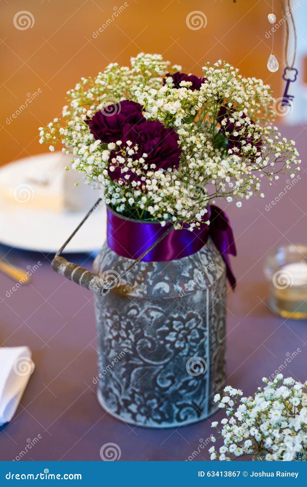 Wedding Reception Flowers stock image. Image of event 63413867