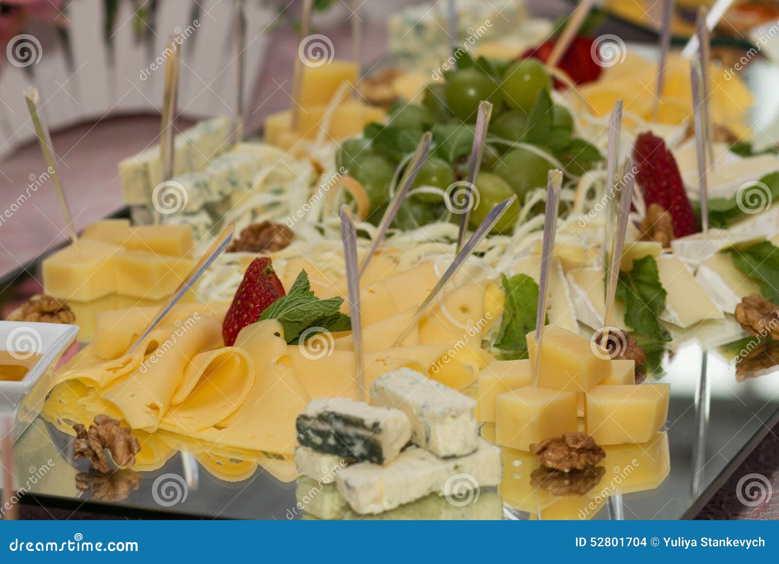 Wedding reception stock photo. Image of grapes, design 52801704