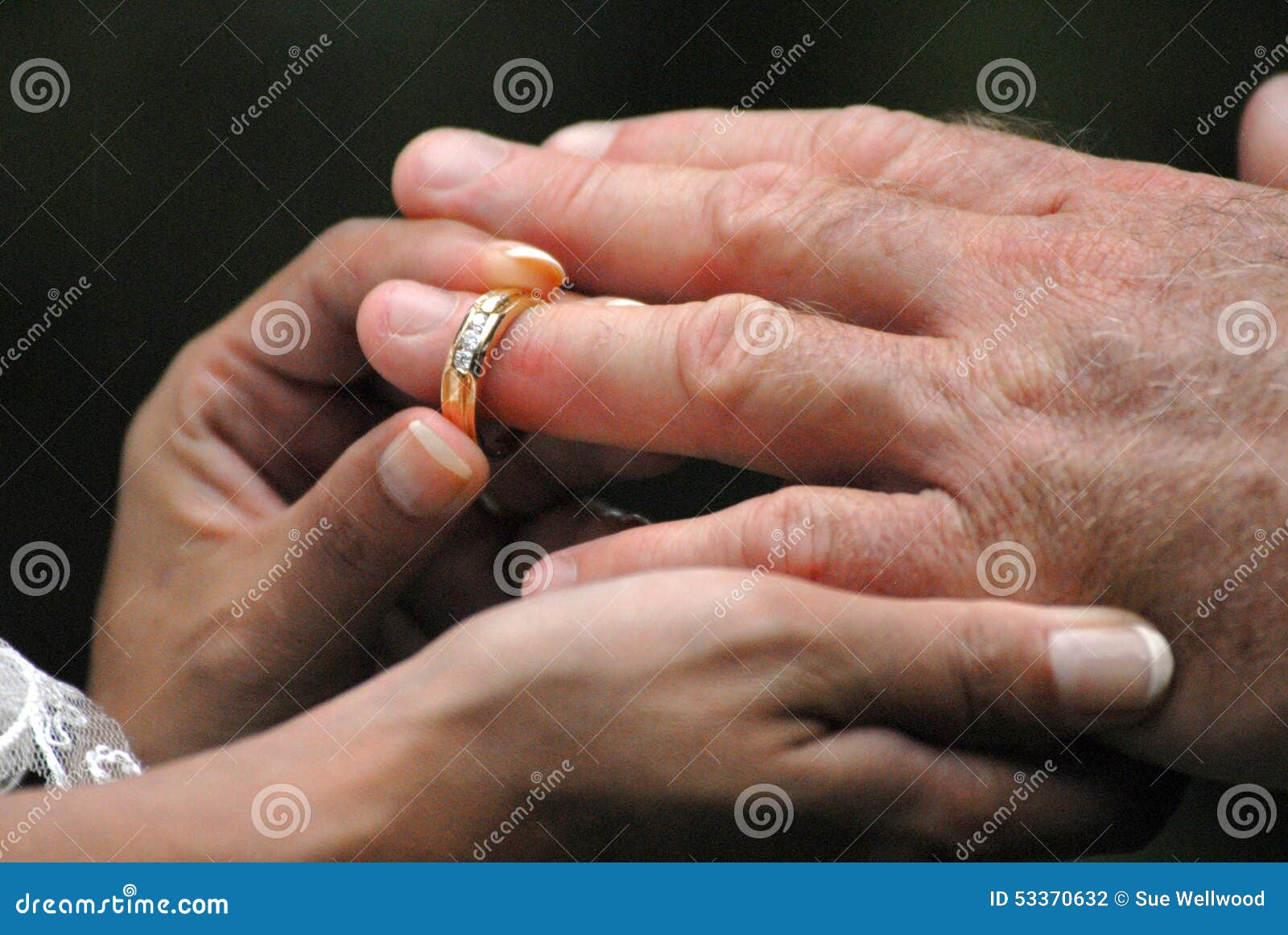 Wedding Ring Hands stock photo. Image of exploring, ring 53370632