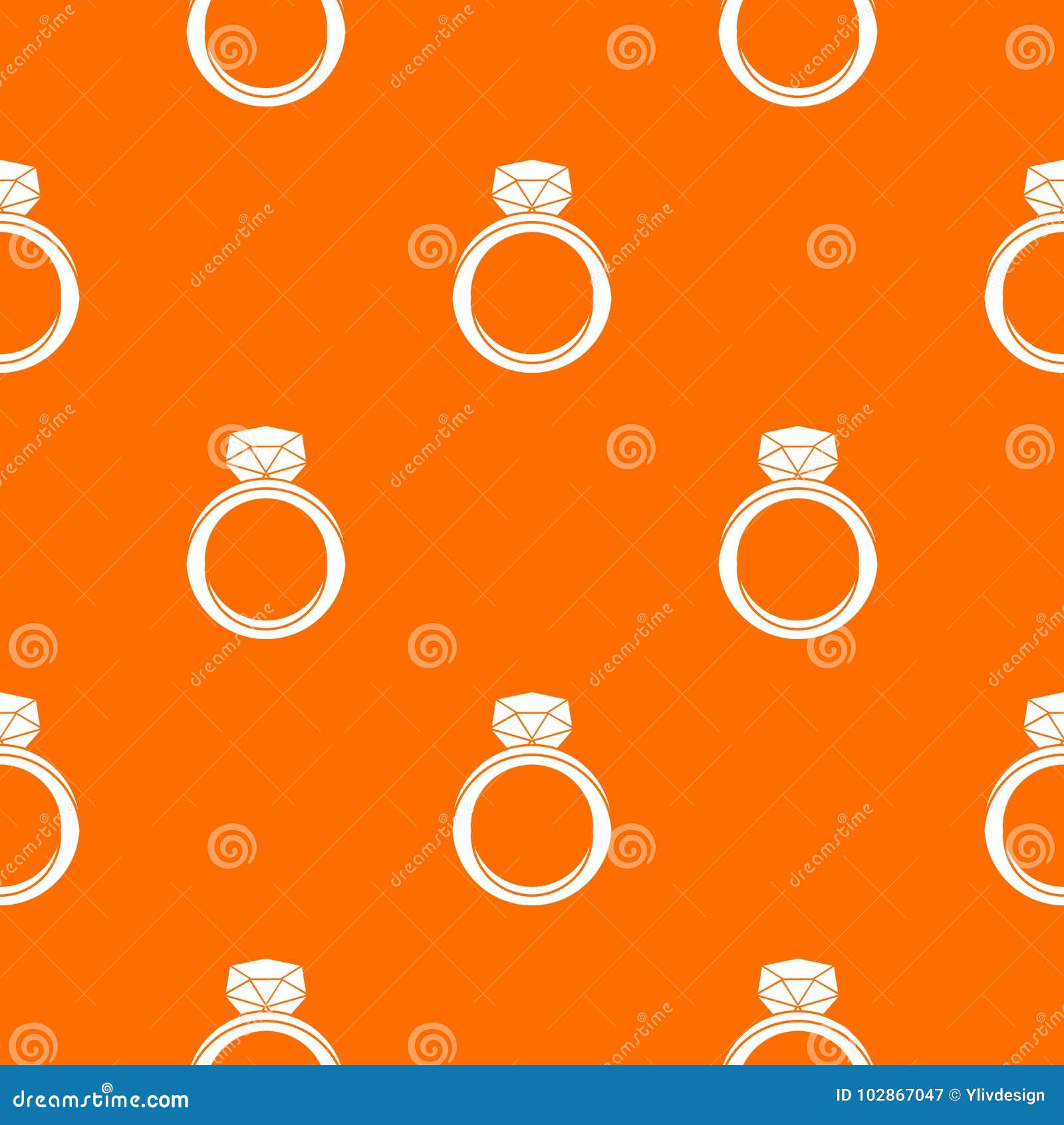 Wedding Ring Pattern Seamless Stock Vector Illustration of love