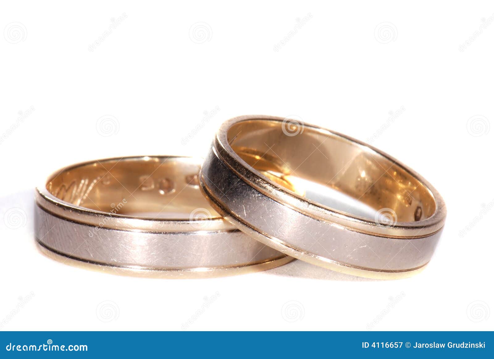 Wedding rings stock image. Image of golden, romantic, gold 4116657