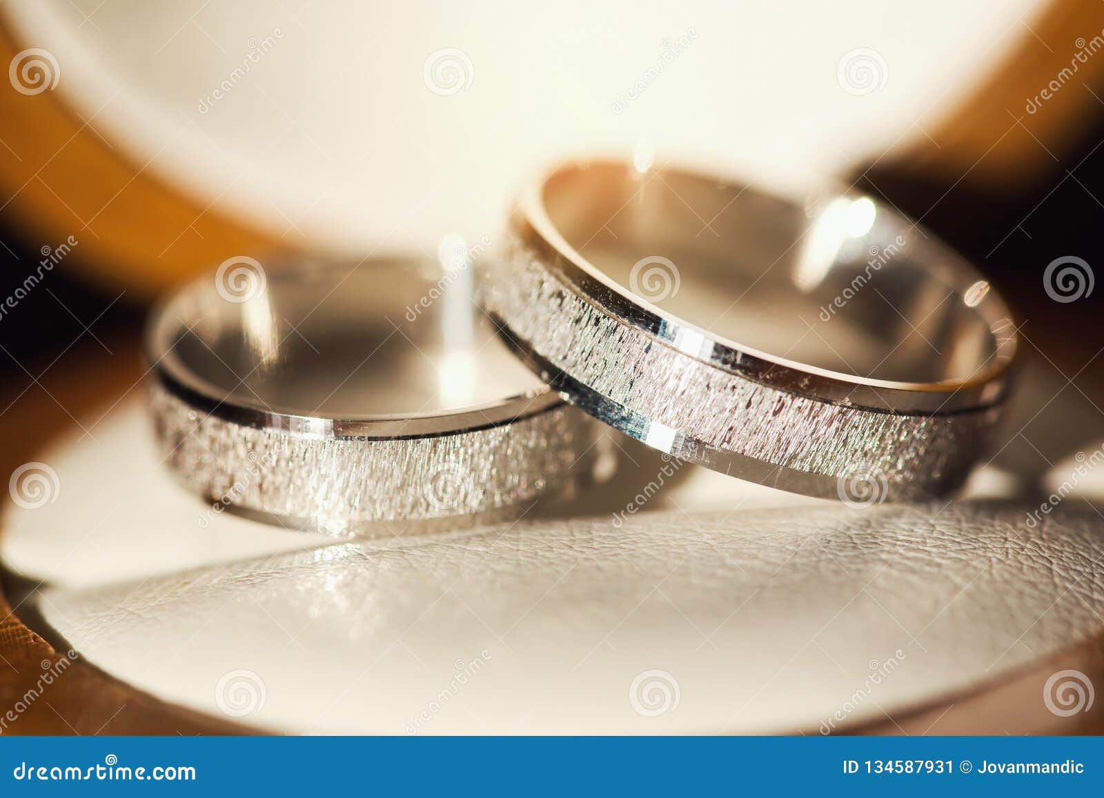 Wedding Rings in the Decoration Stock Image Image of couple, bridal
