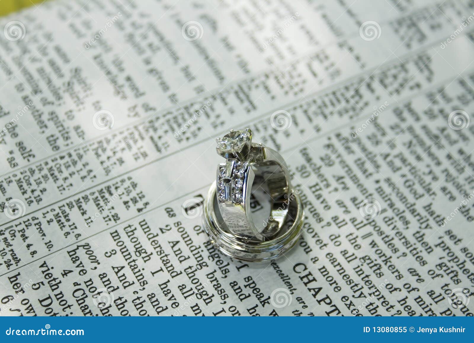 Wedding Rings Eternal Bond Stock Image Image of jewellery, rings