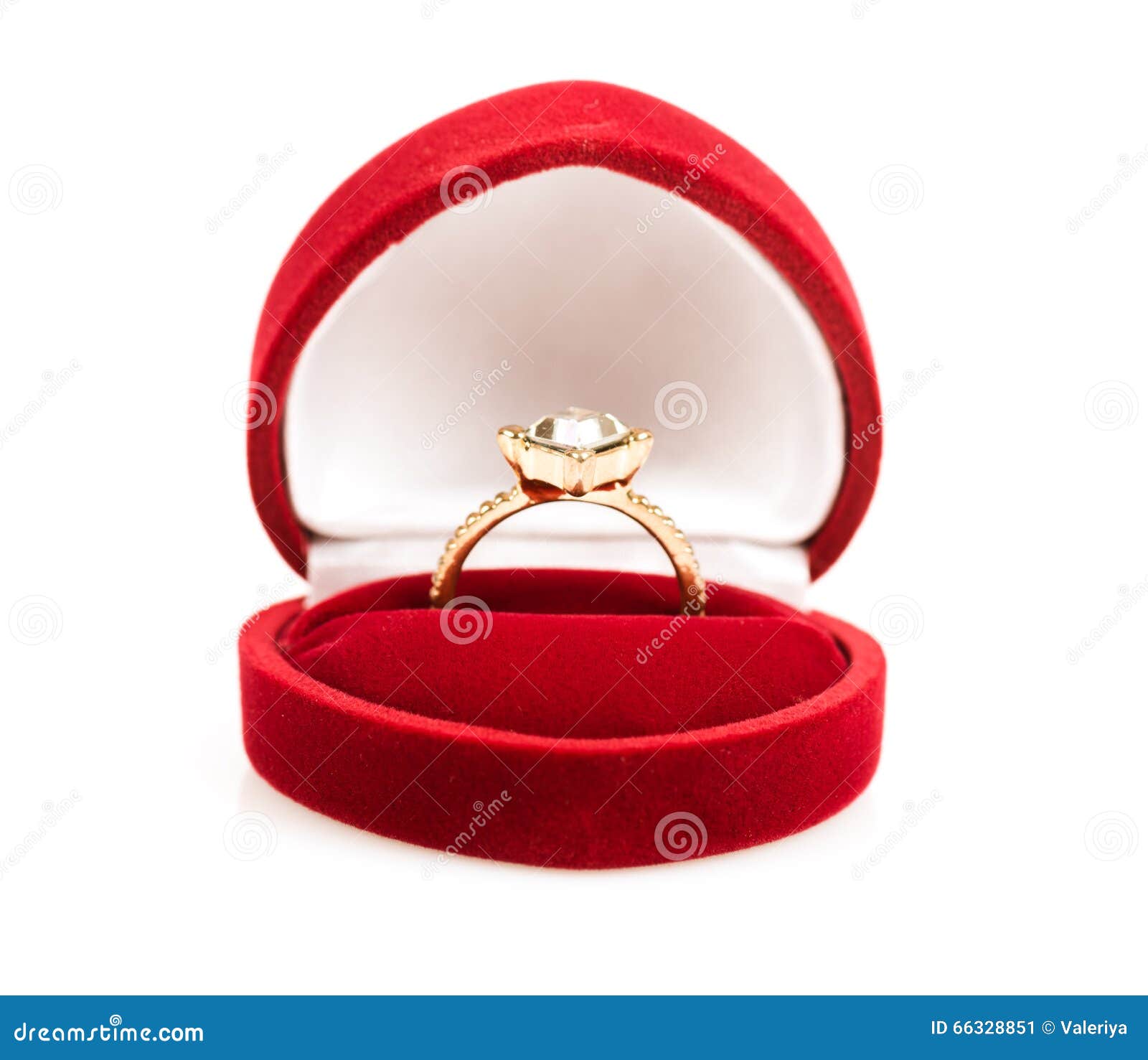 Wedding Rings in a Gift Box Stock Image Image of background, romance