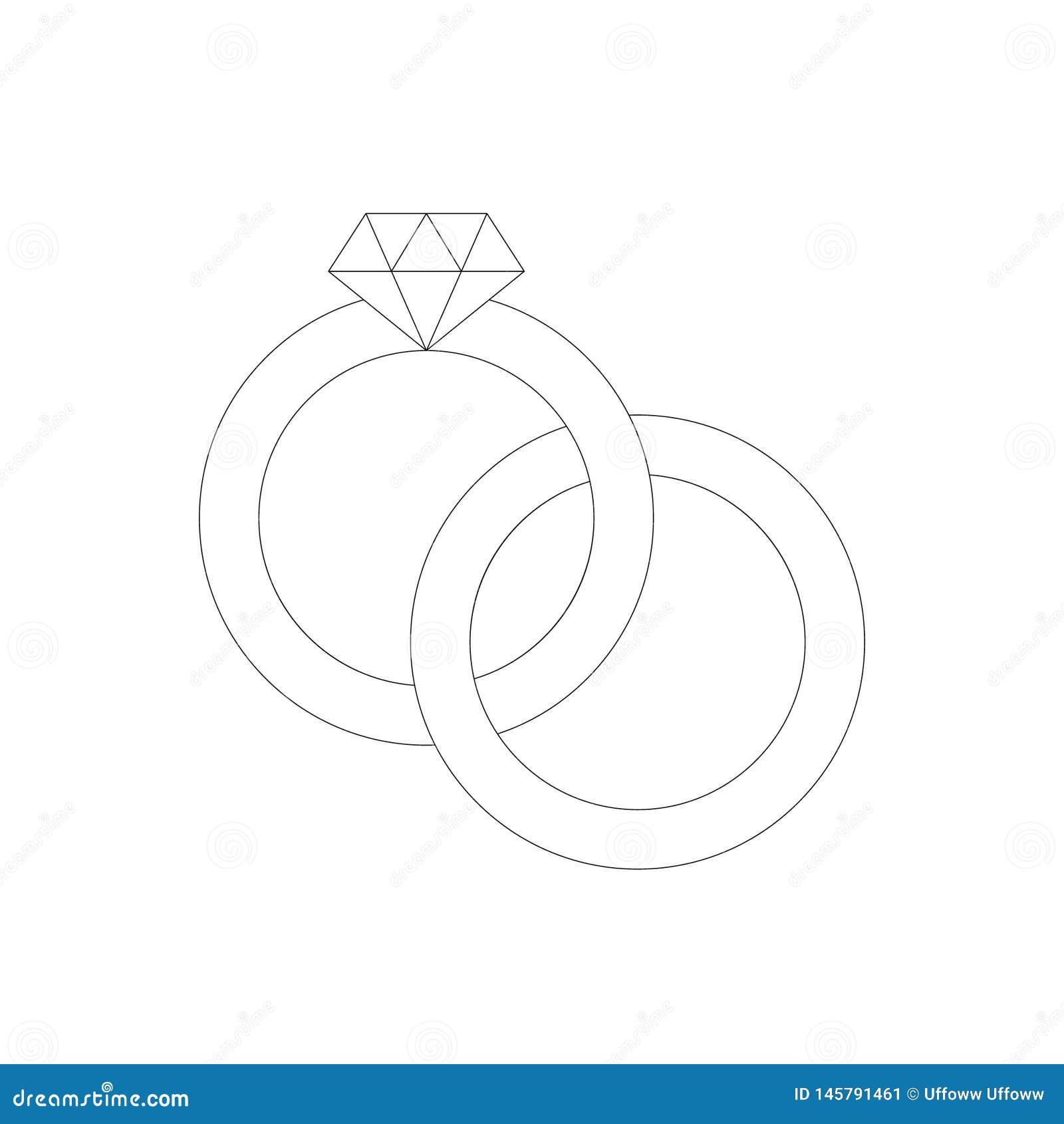 Pencil Drawing Wedding Ring Jewelry Sketch Stock Illustration 1308573040 |  Shutterstock