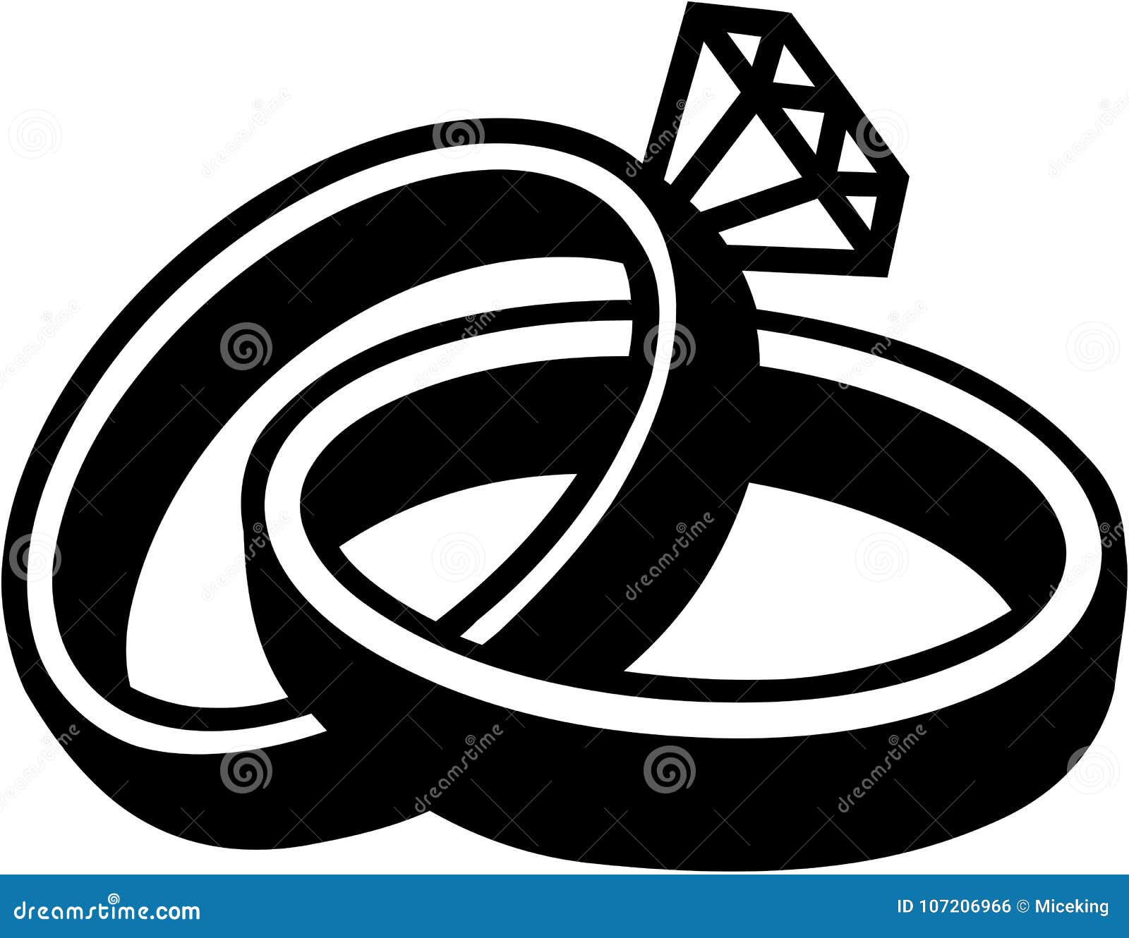  Wedding  rings  marriage stock vector  Illustration of 