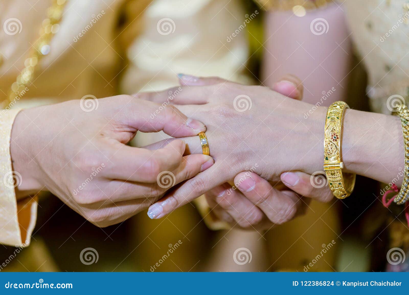 Closeup of a Couple Hands with Wedding Rings during a Nepalese Wedding  Ceremony Stock Photo - Image of hands, happiness: 257910224