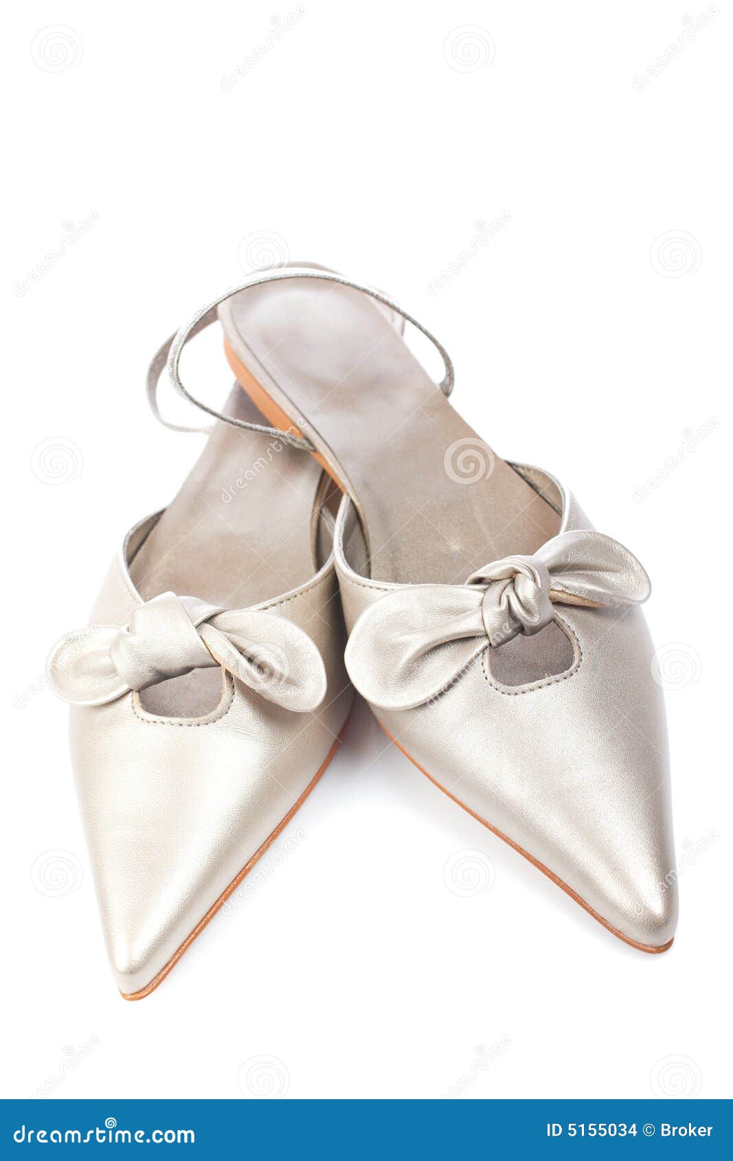 Wedding shoes isolated stock photo. Image of gown, event - 5155034