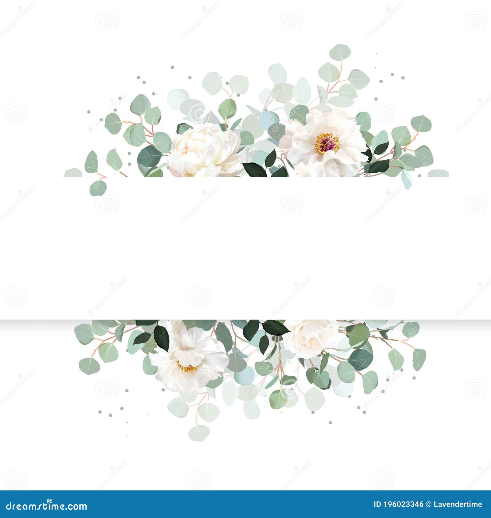 wedding silver dollar eucalyptus horizontal   banner