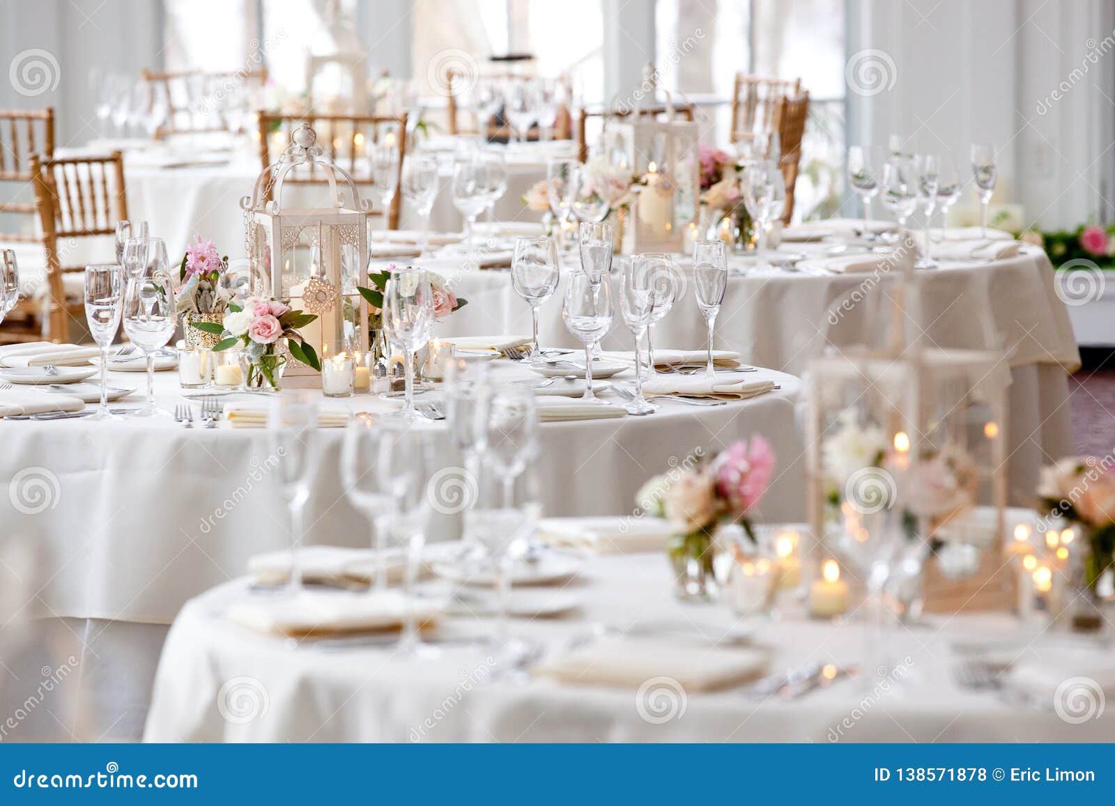 Wedding Table Decoration Series Tables Set For Fine Dining Stock Photo Image Of Design Elegant 138571878