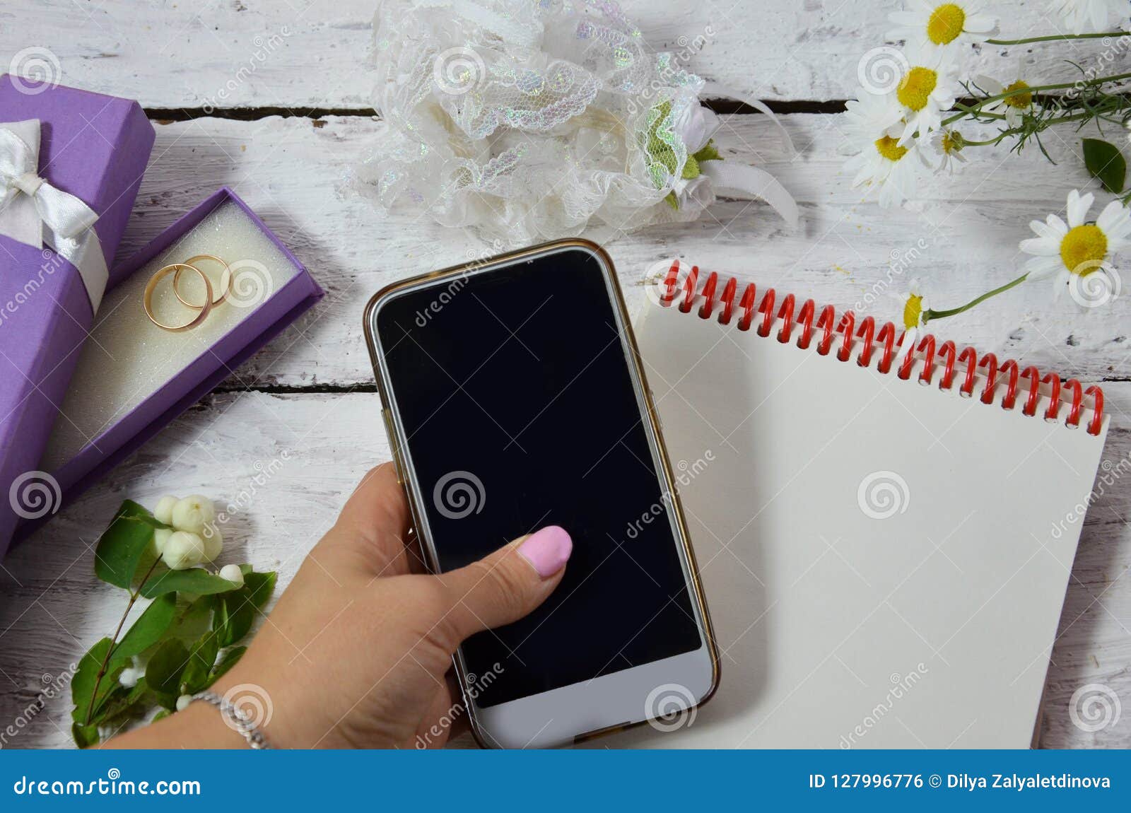 wedding to do list top view present boxes calendar for marriage bridal to do list