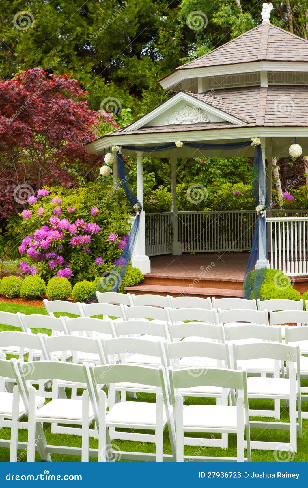 Wedding Venue and Chairs stock image. Image of wedding 27936723