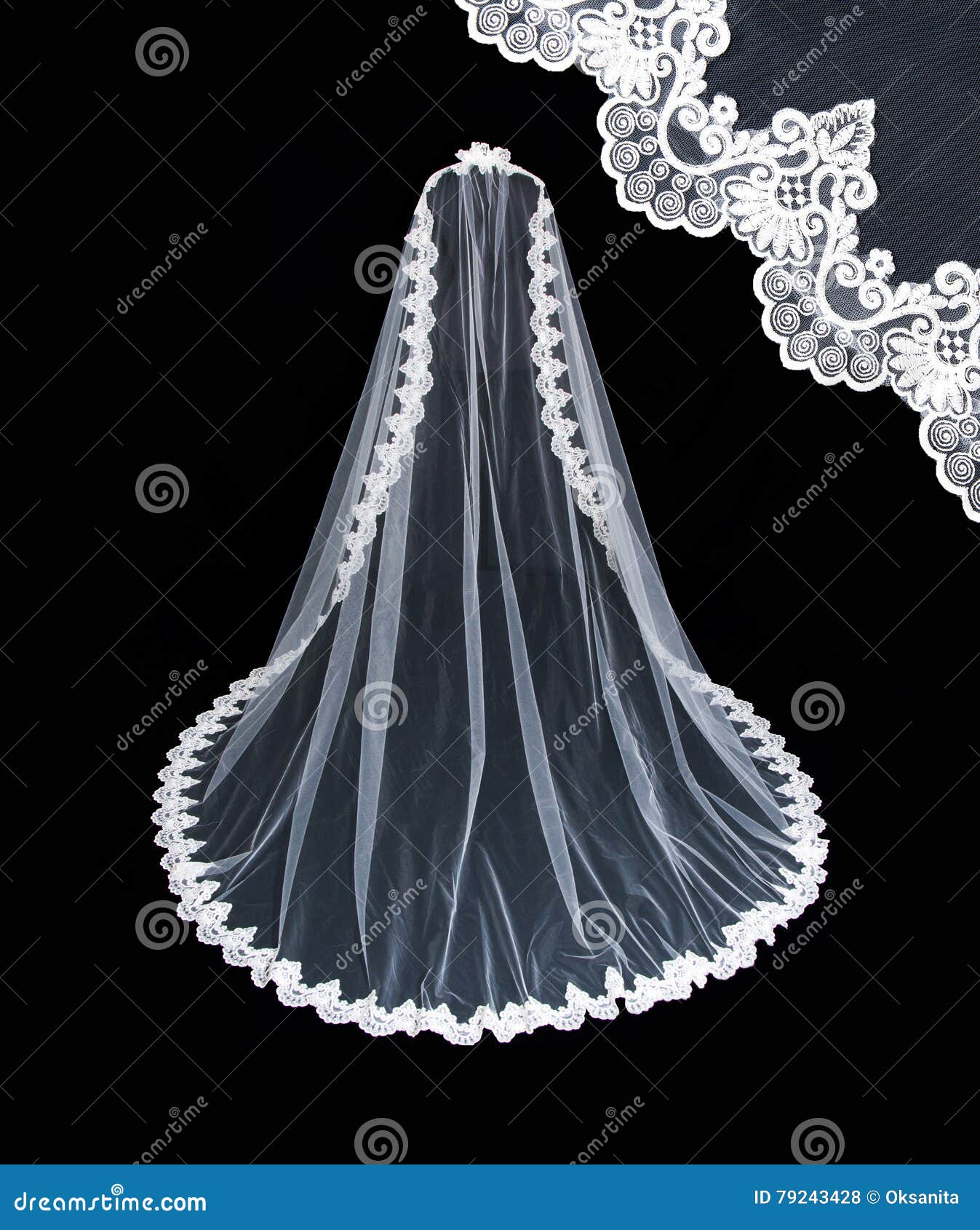 Wedding white veil stock photo. Image of fabric, bridal - 79243428