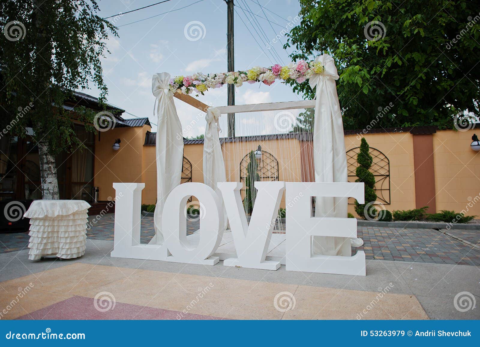 Wedding word decor stock image. Image of beads, emotion 53263979