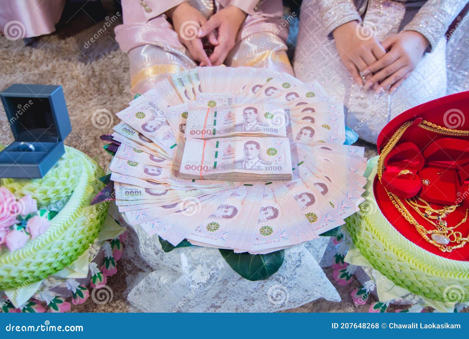 Weddings, Dowry in Thailand, Marriage Ceremonies in Thailand Stock