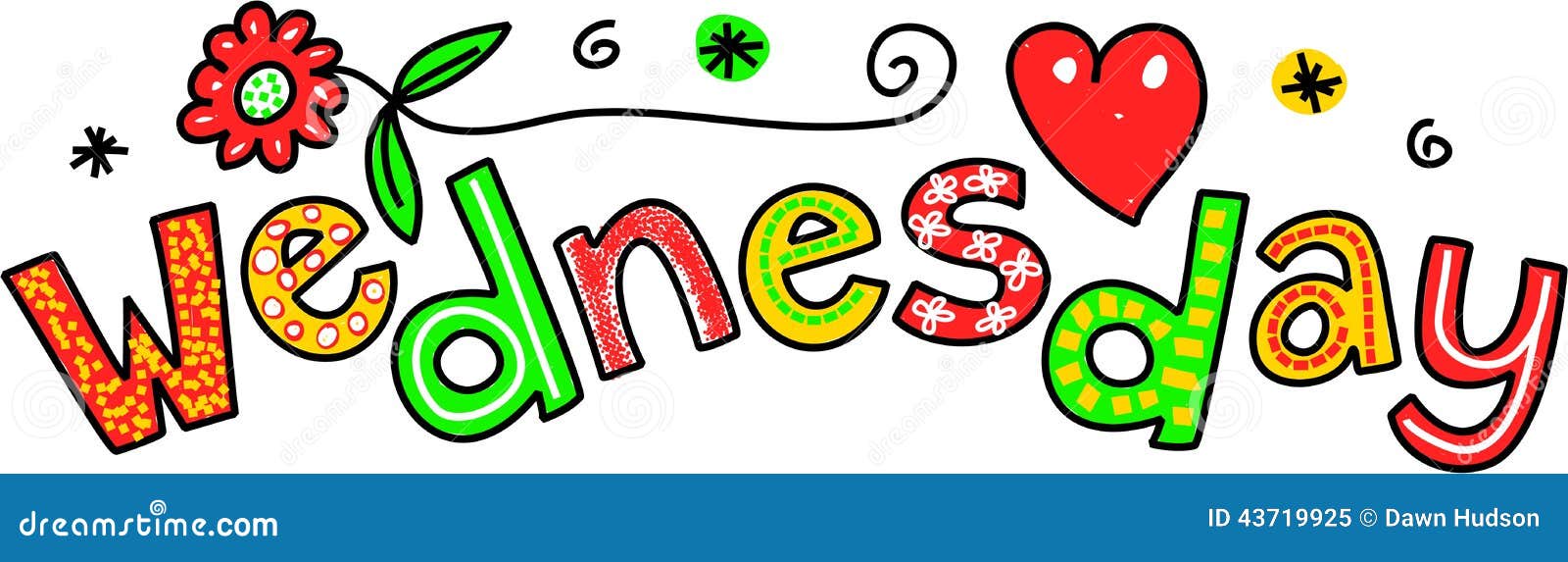Wednesday Cartoon Text stock illustration. Illustration of week - 43719925 Wednesday Cartoon Text stock illustration. Illustration of week - 43719925