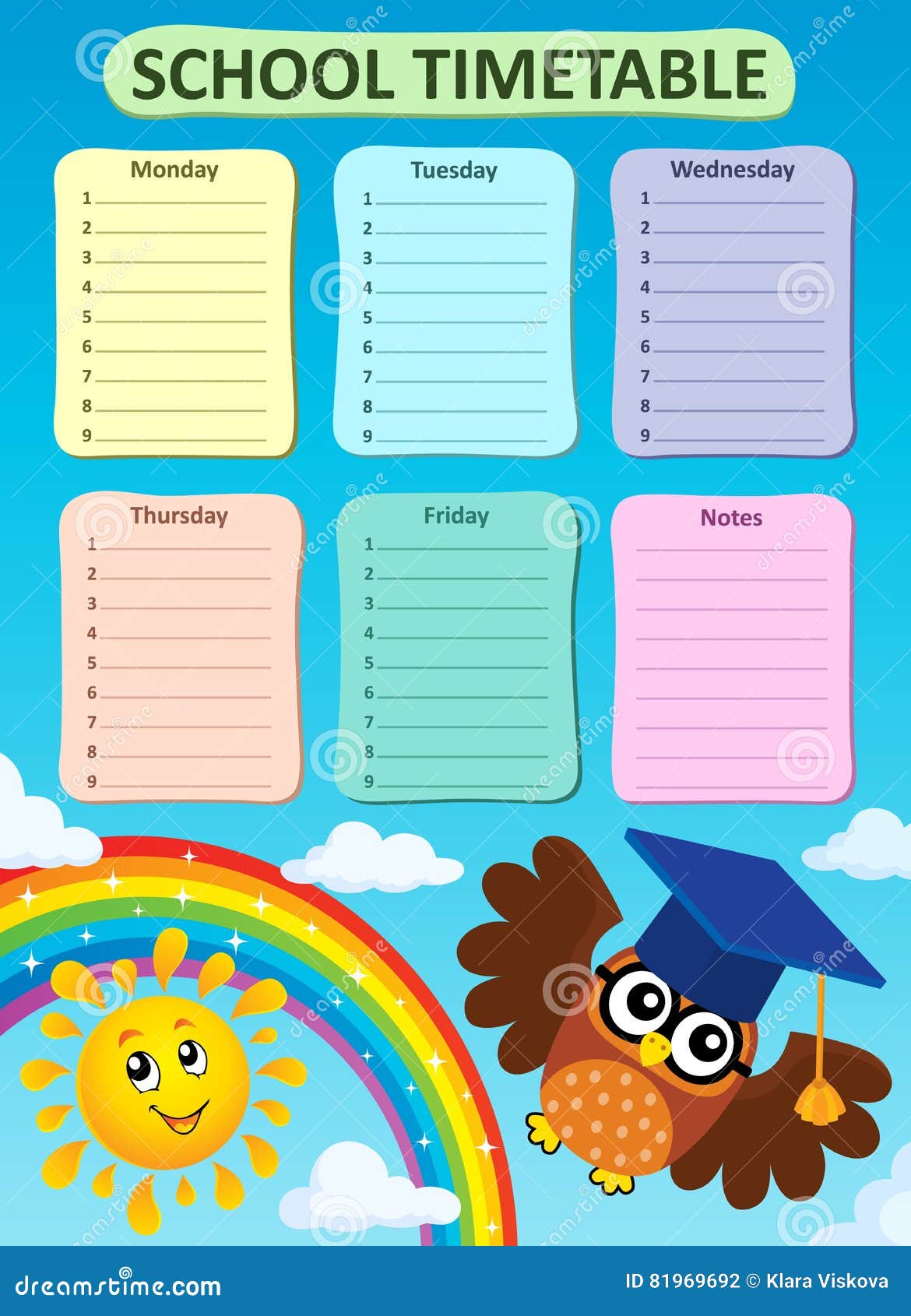 Images Of Timetable Chart For School