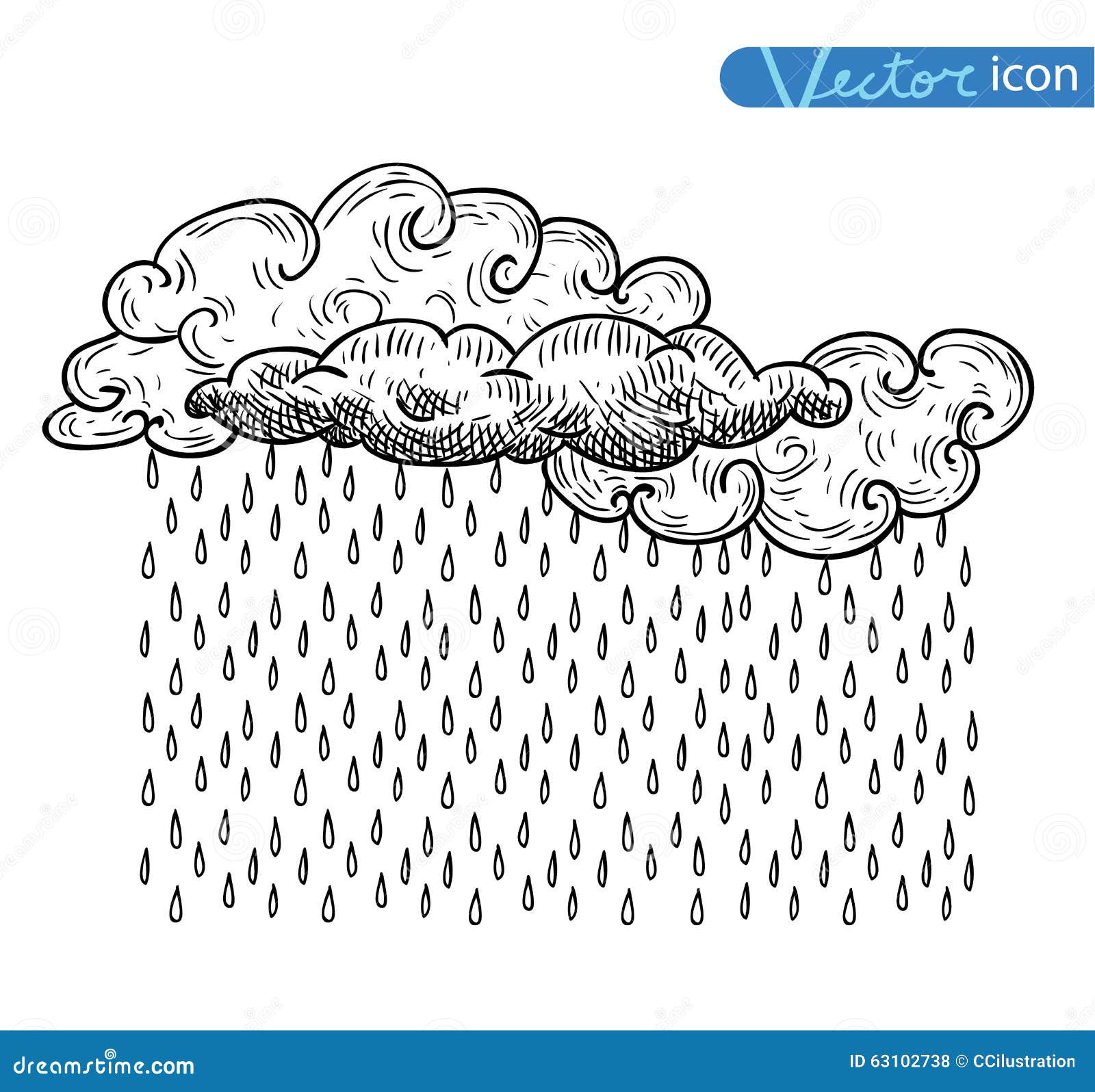 Weerelementen, Vectorillustratie Vector Illustratie - Illustration of ...