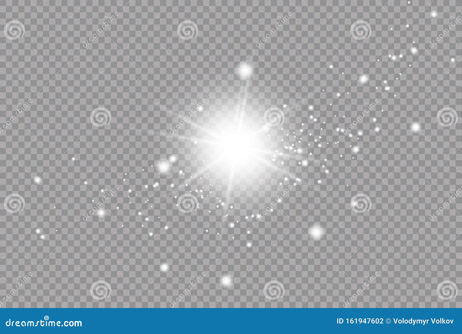 Weißes Glühendes Licht Explodiert Mit Transparentem Licht Coole