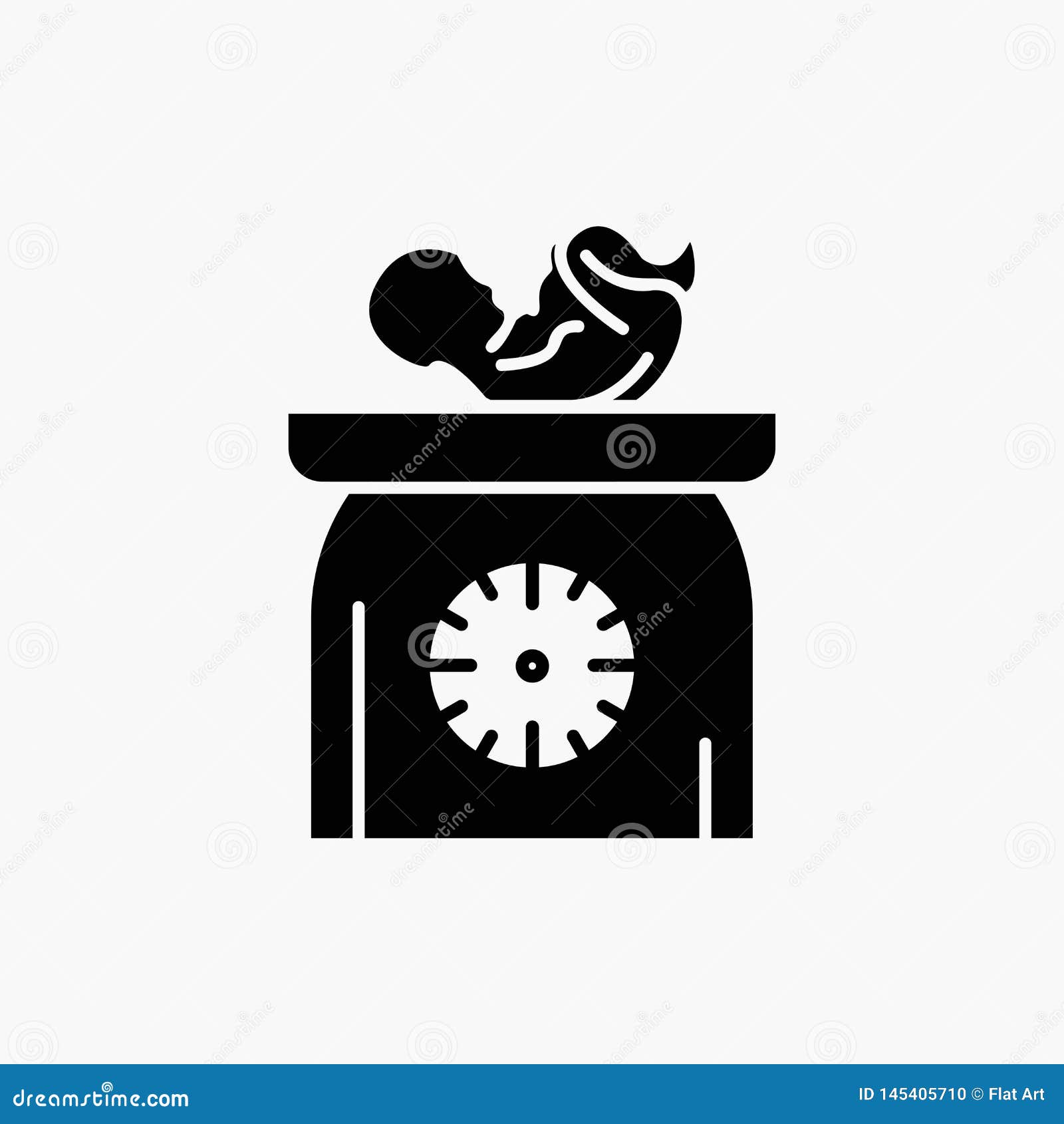 Download Weight, Baby, New Born, Scales, Kid Glyph Icon. Vector ...