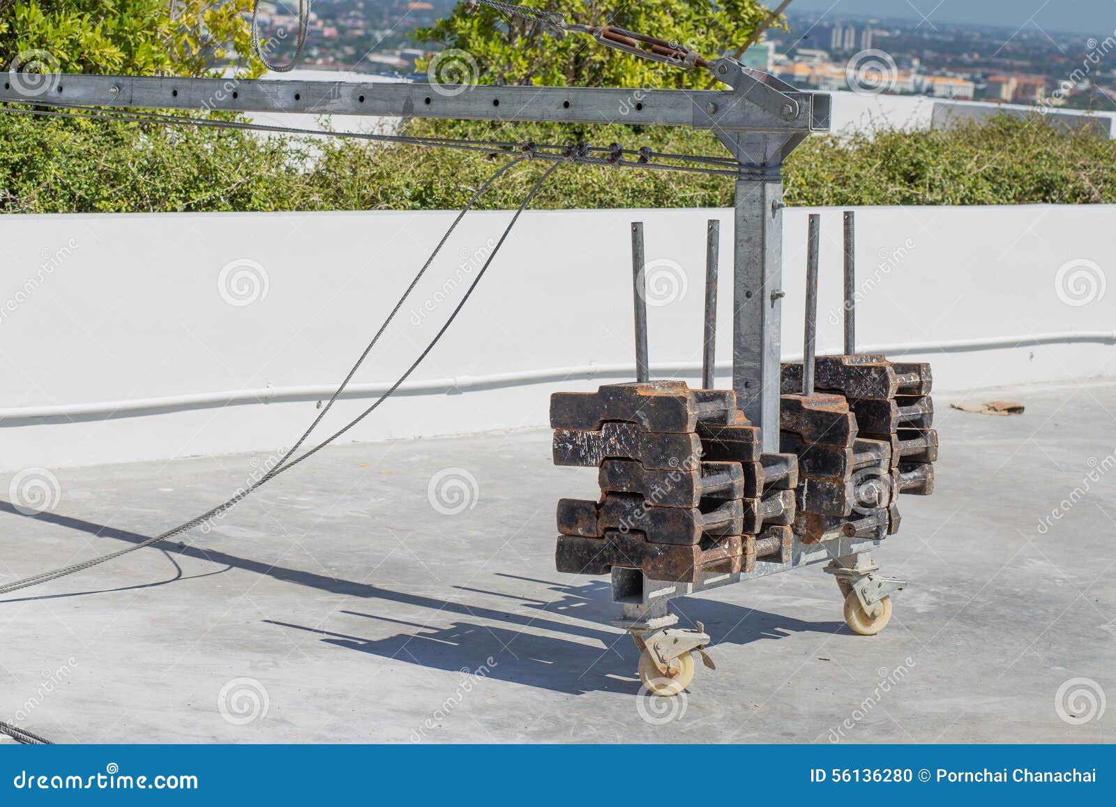 Weight Kilogram with Gondola. Stock Photo Image of muscle, pounds